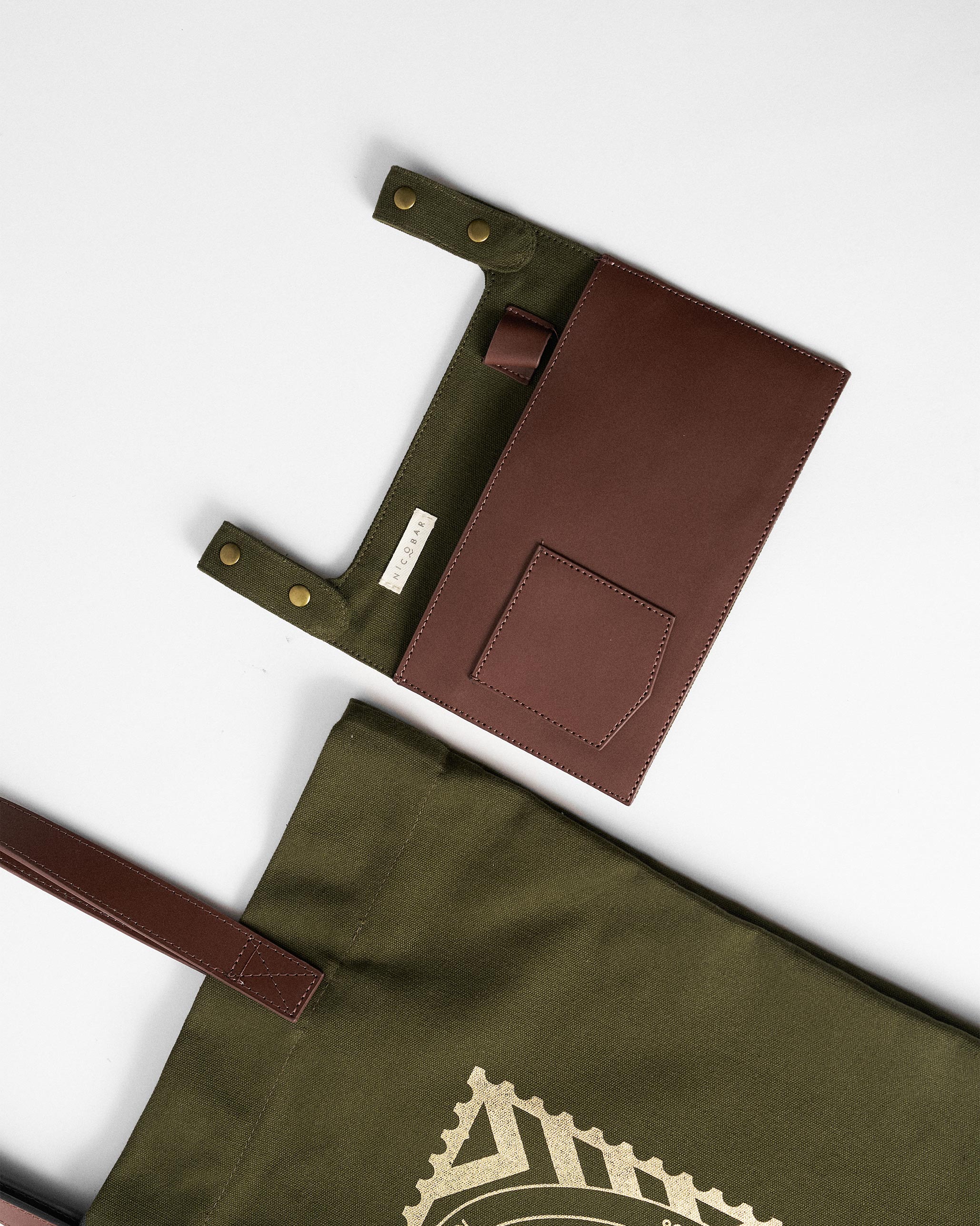 Mukayu City Tote - Olive - Image 6