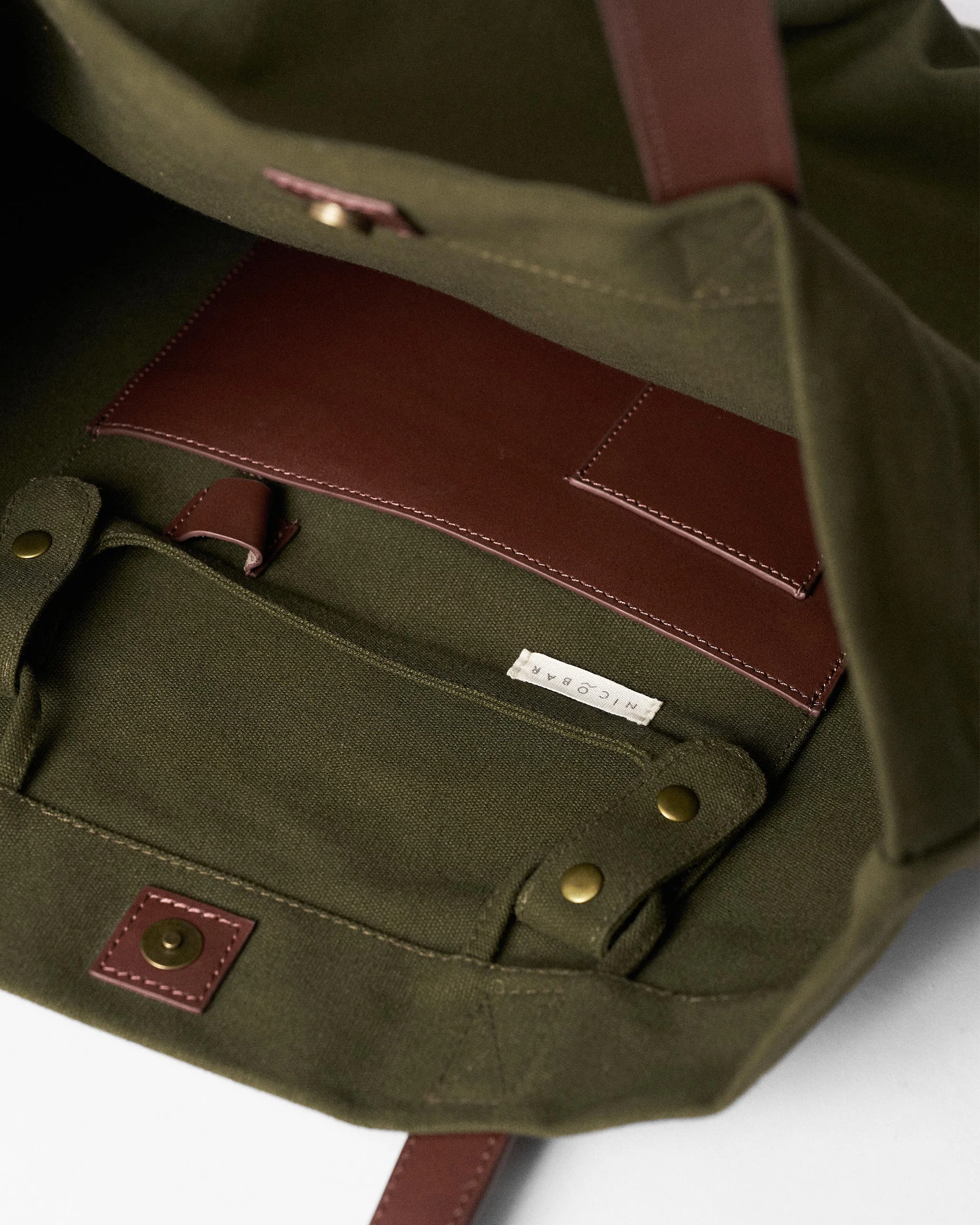 Mukayu City Tote - Olive - Image 7