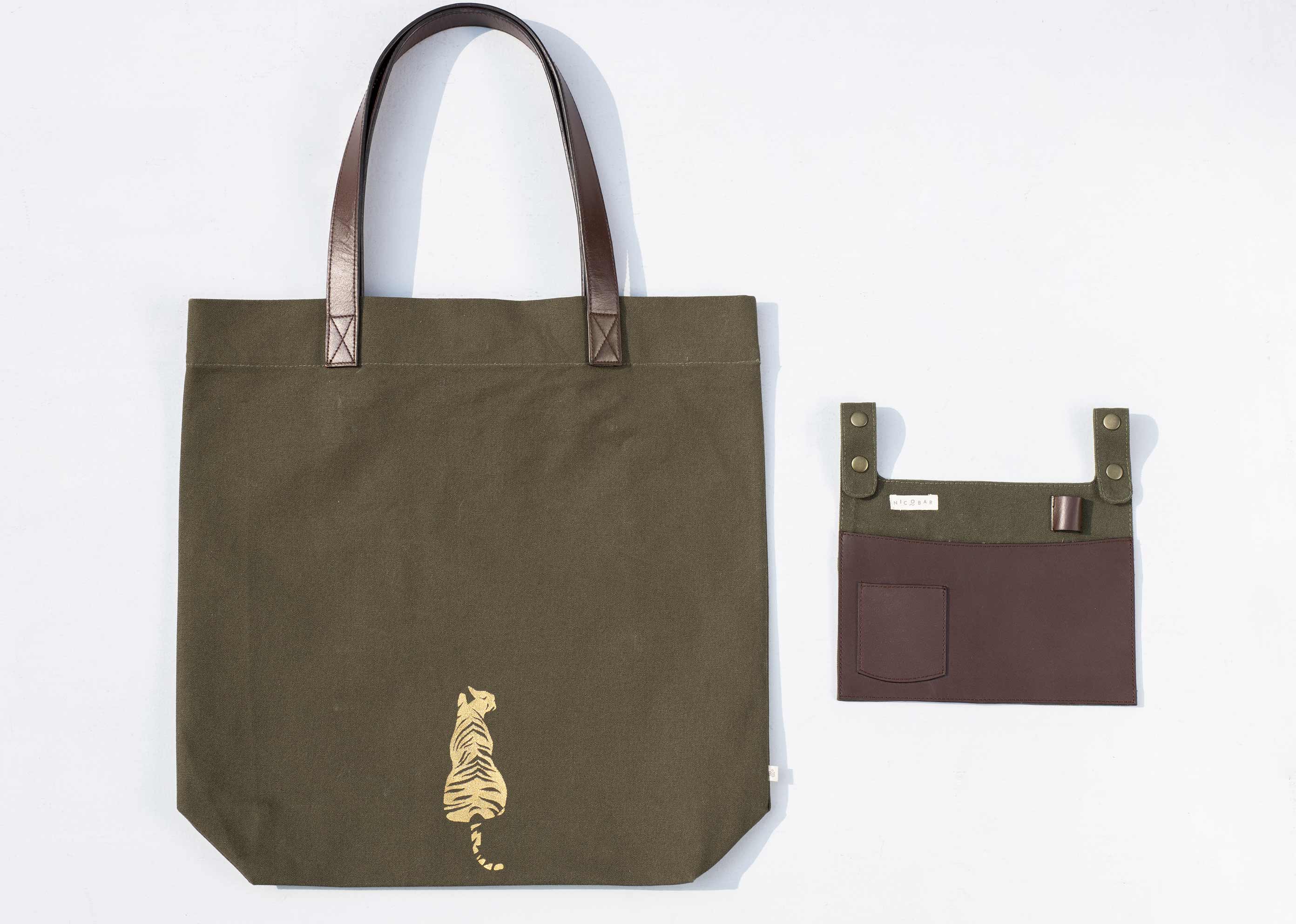 Mukayu City Tote - Olive - Image 3