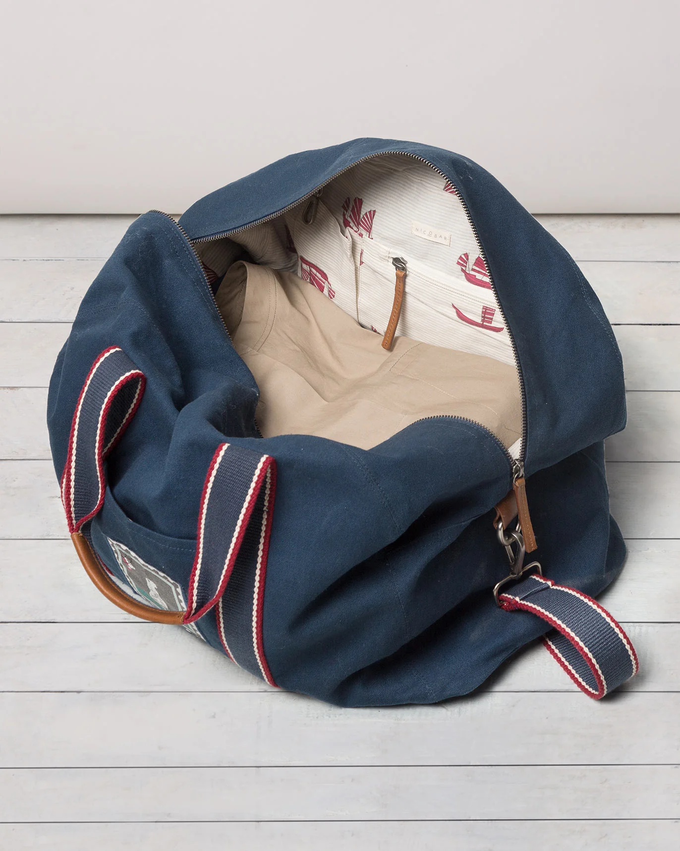 Mukayu Gym Bag - Indigo - Image 4