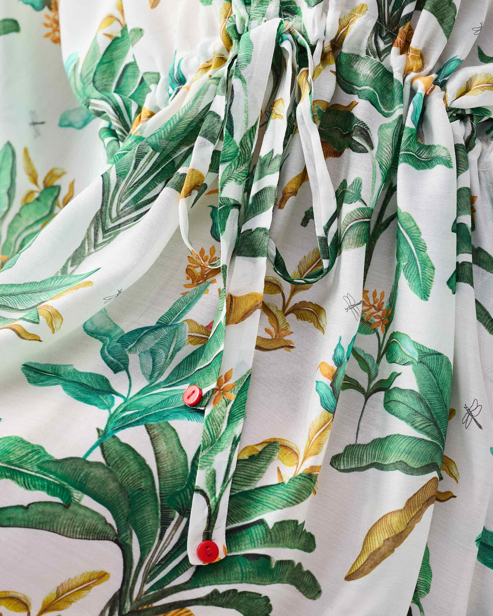 Munnar Kaftan - Green Printed - Image 4
