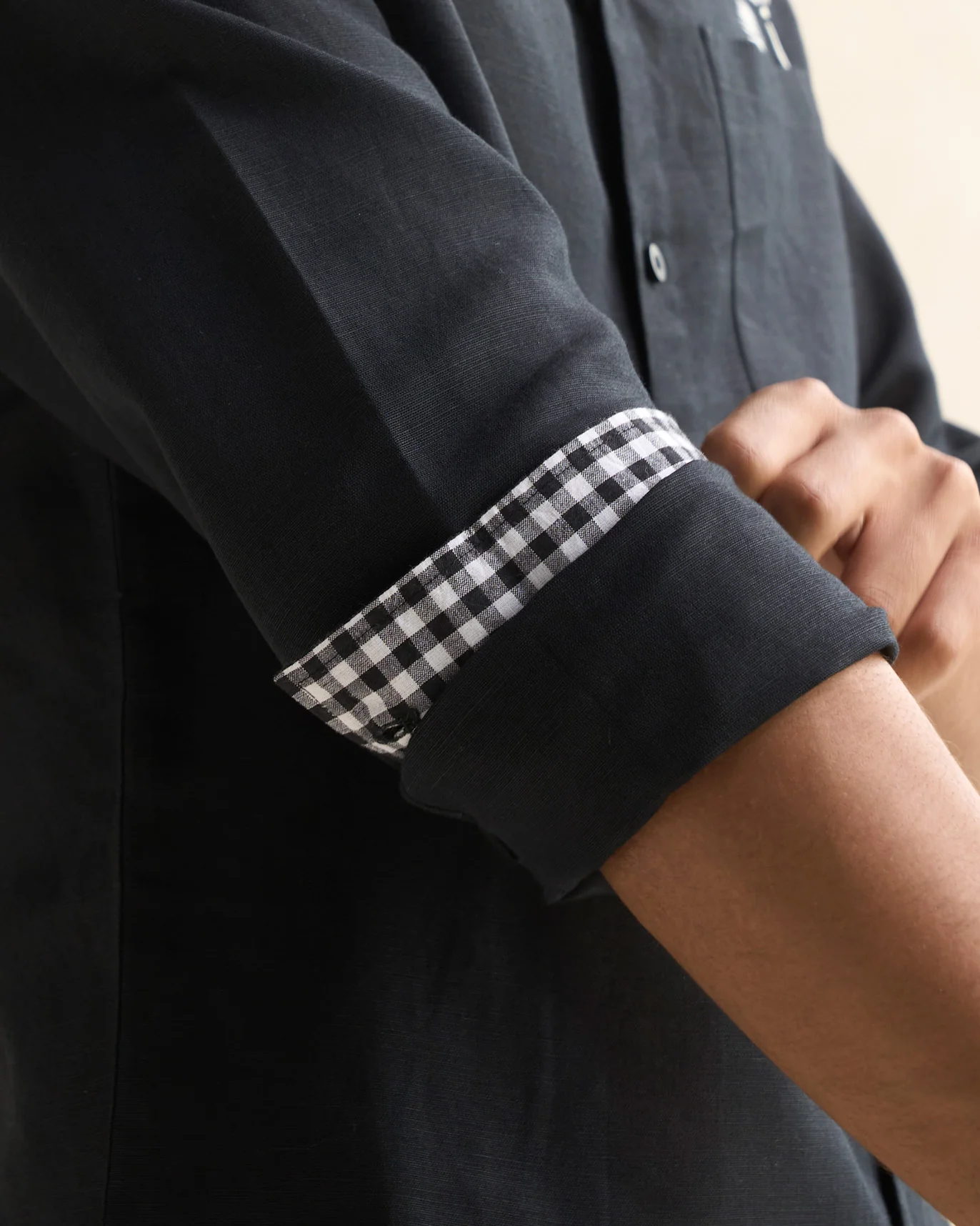 Musafir Pocket Shirt - Black - Image 2