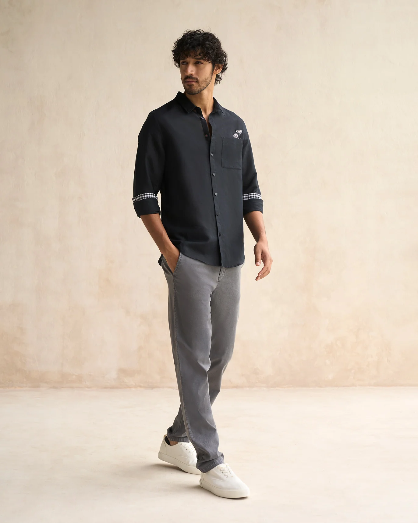 Musafir Pocket Shirt - Black - Image 7