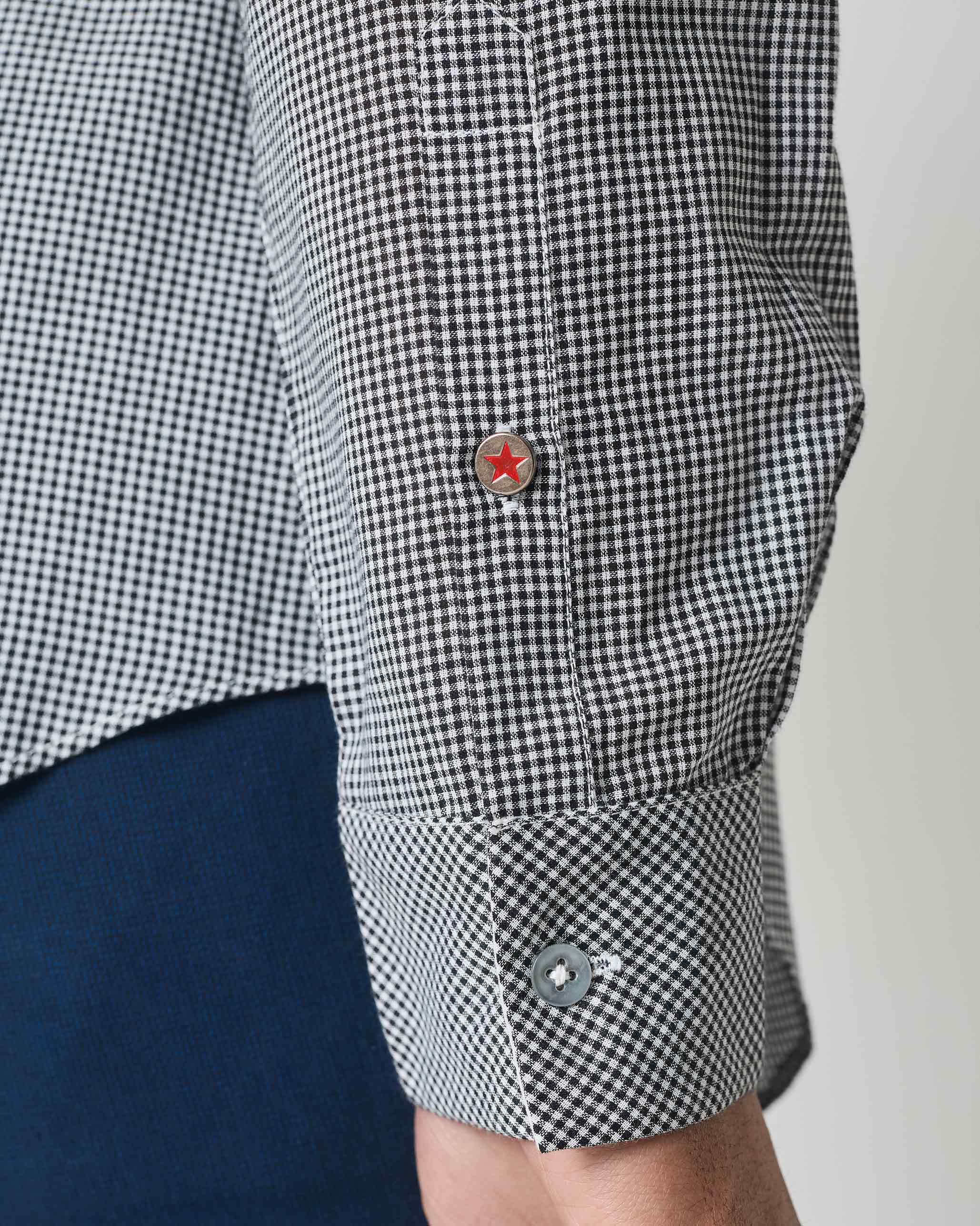 Musafir Pocket Shirt - Black Checks - Image 6