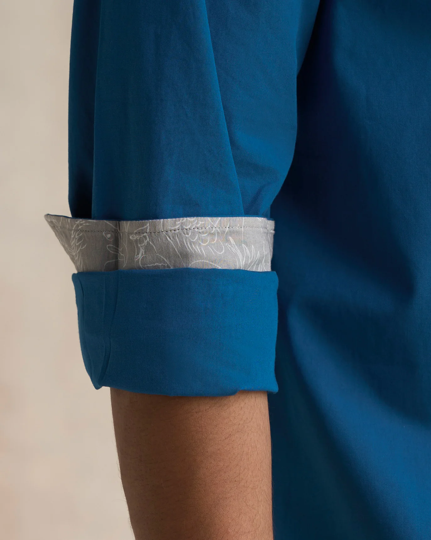 Musafir Pocket Shirt - Sapphire - Image 3