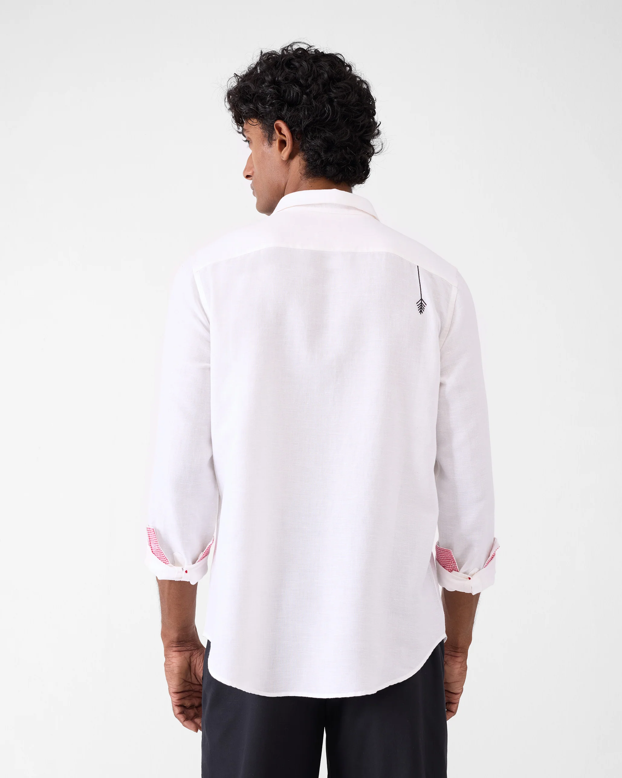 Musafir Pocket Shirt - White - Image 2