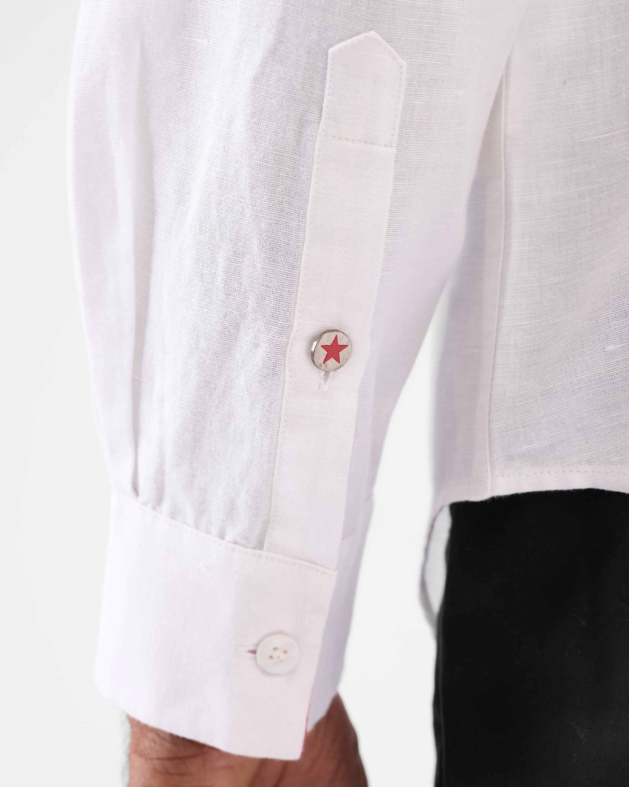 Musafir Pocket Shirt - White - Image 6