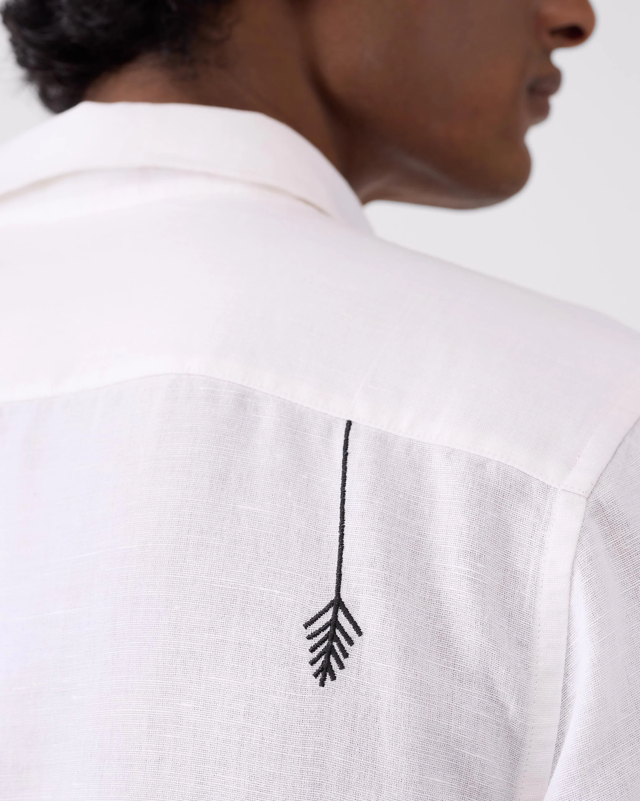 Musafir Pocket Shirt - White - Image 7