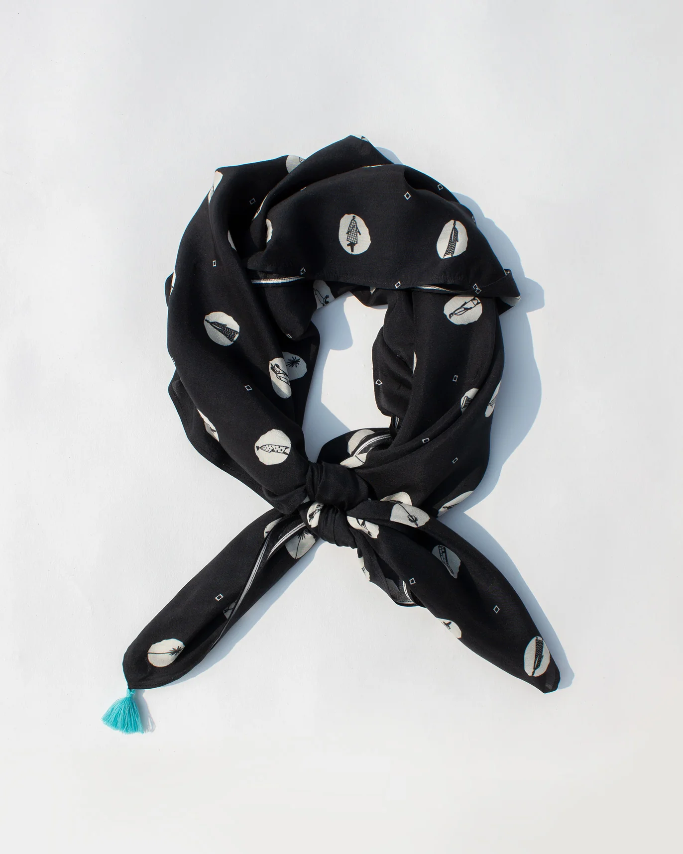 Musafir Scarf - Black - Image 2
