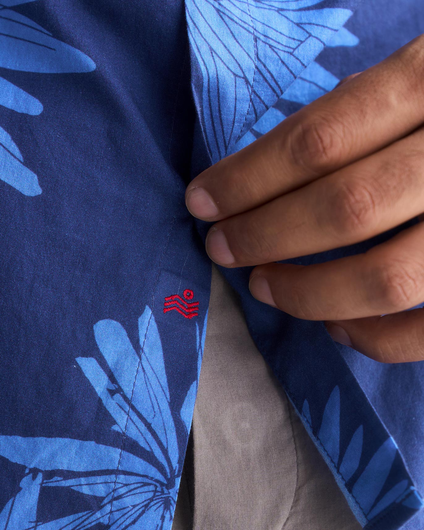 Myanmar Shirt - Navy - Image 3