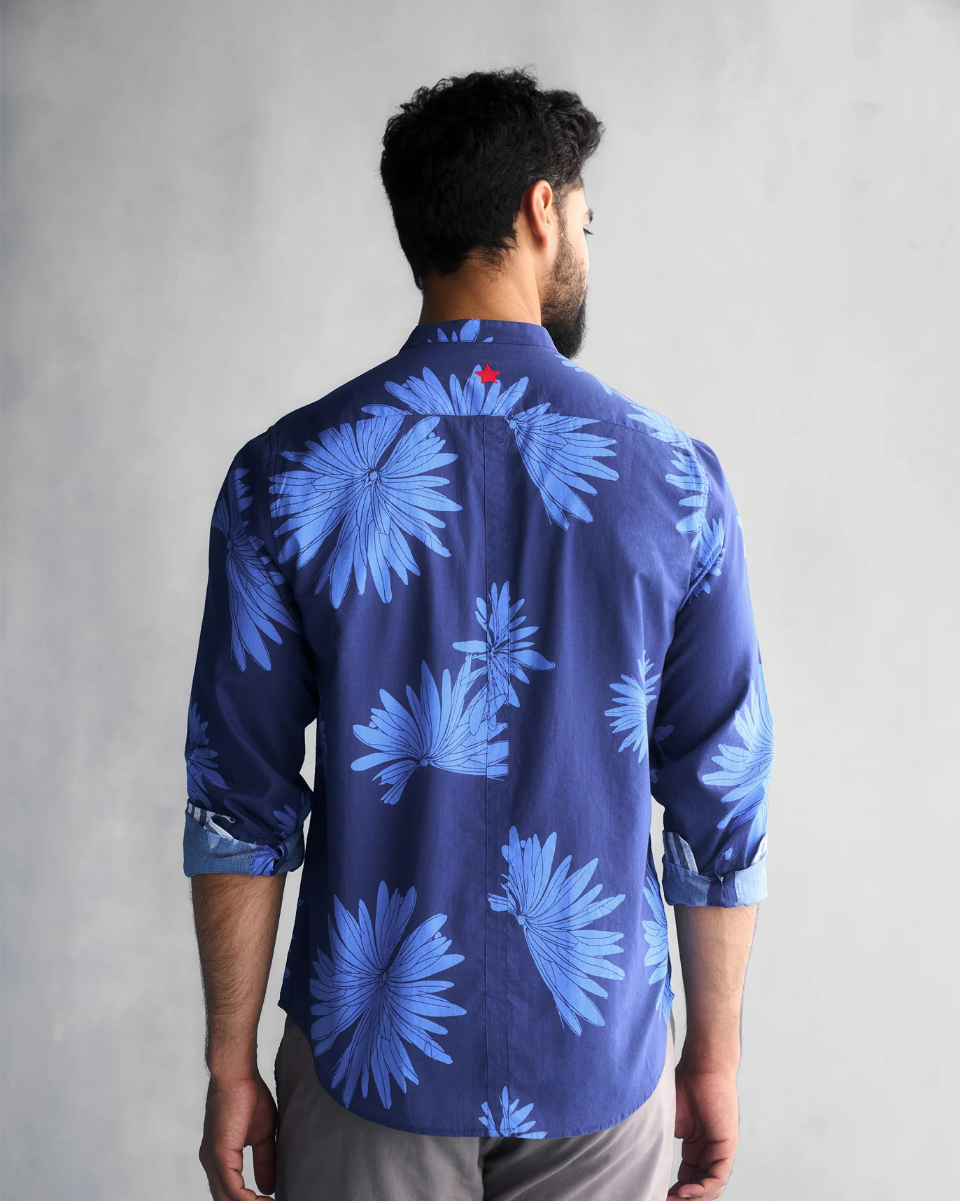 Myanmar Shirt - Navy - Image 6