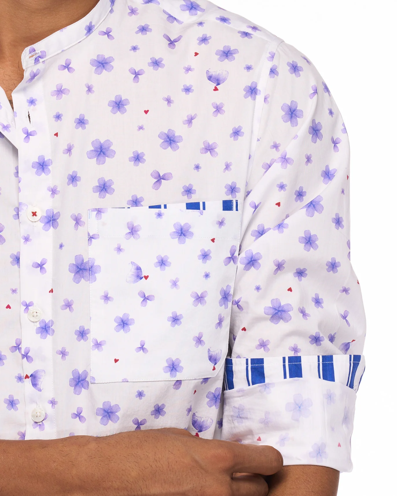 Myanmar Shirt - White - Image 3