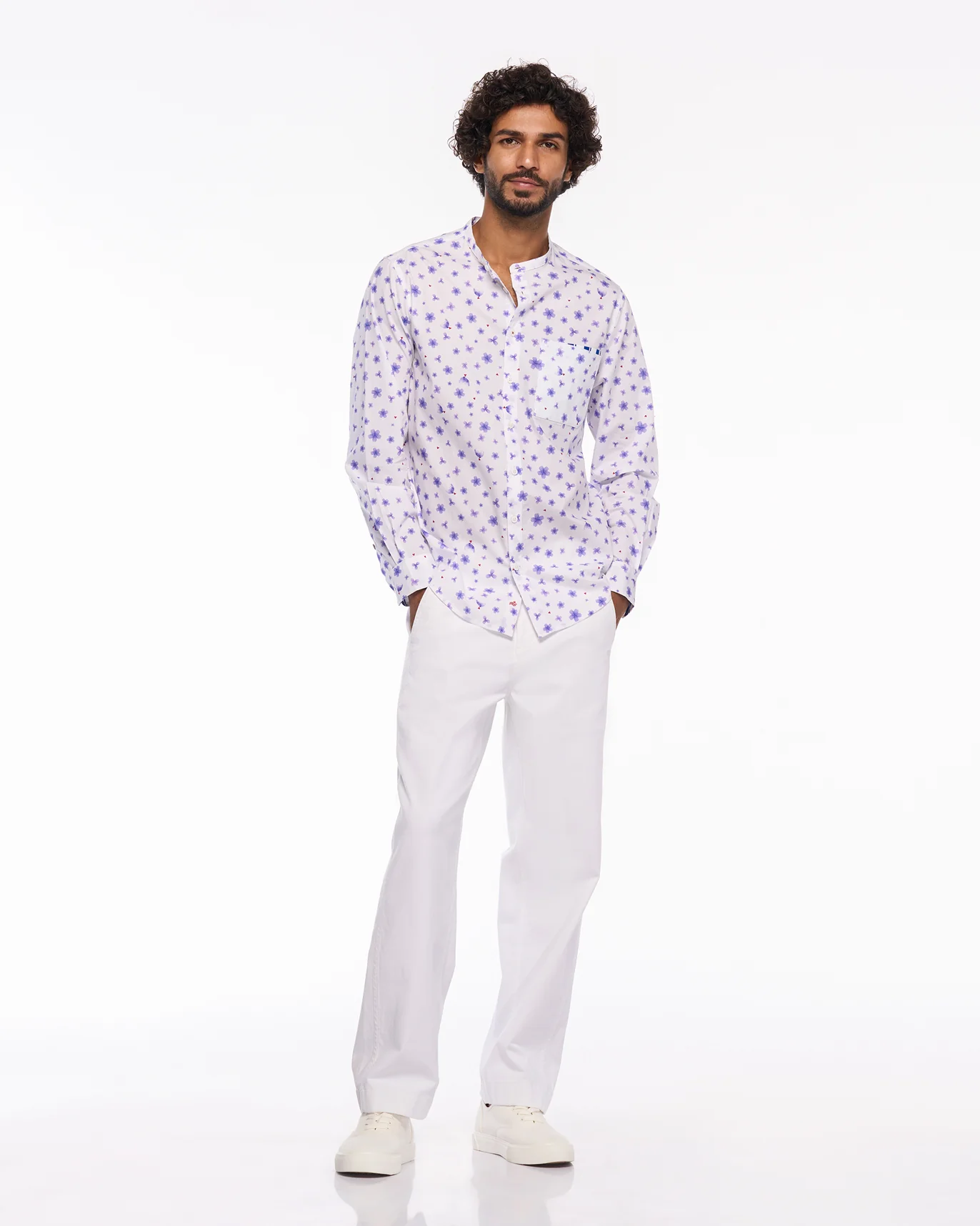 Myanmar Shirt - White - Image 7
