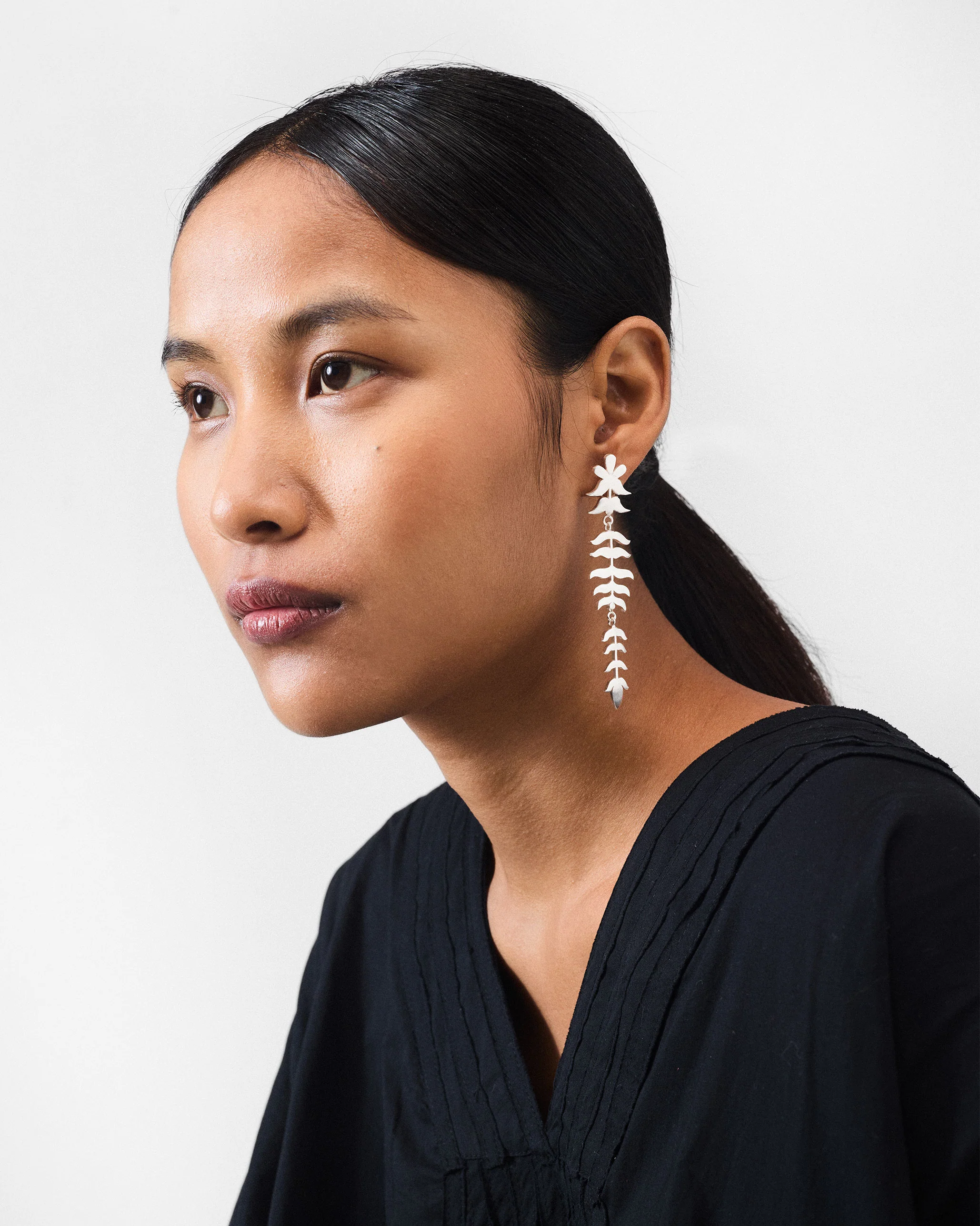 Myra Earrings - Silver - Image 5