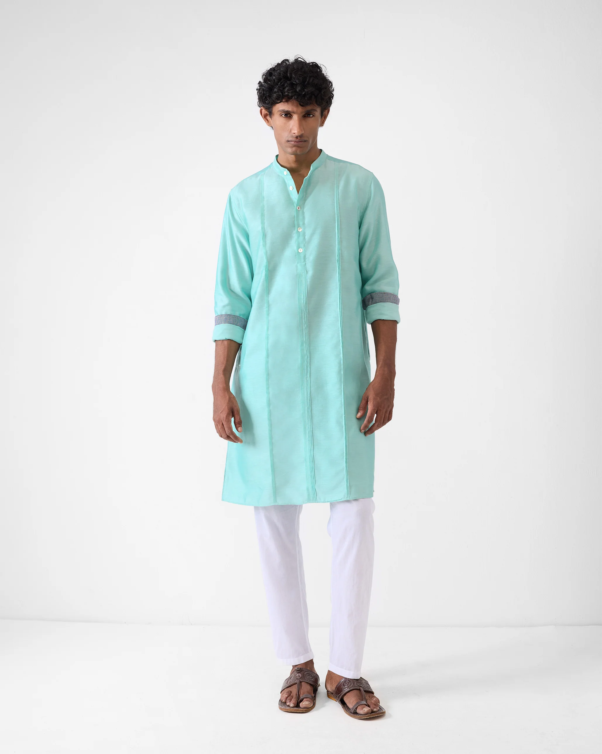 Naaz Kurta – Aqua - Image 2