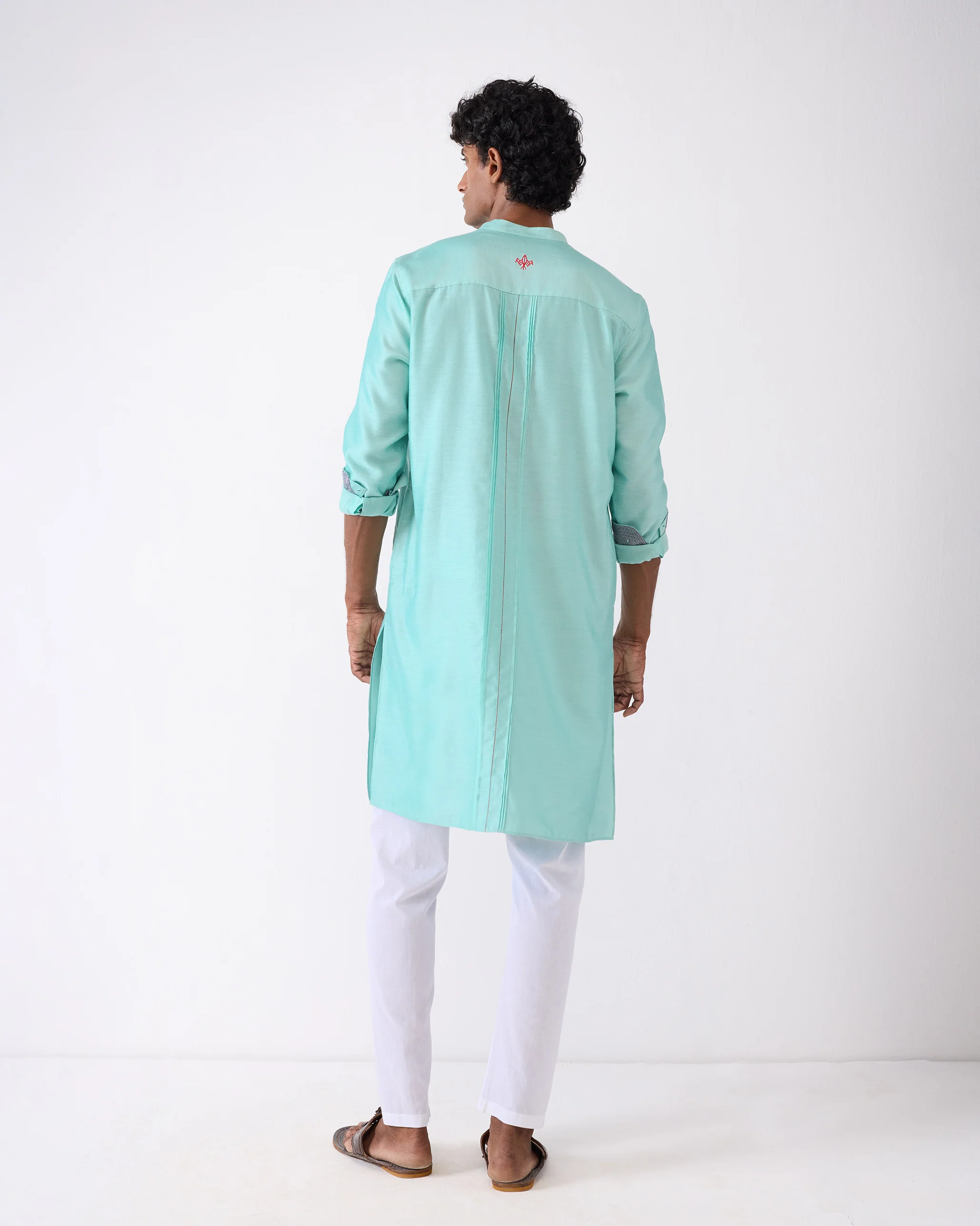 Naaz Kurta – Aqua - Image 3