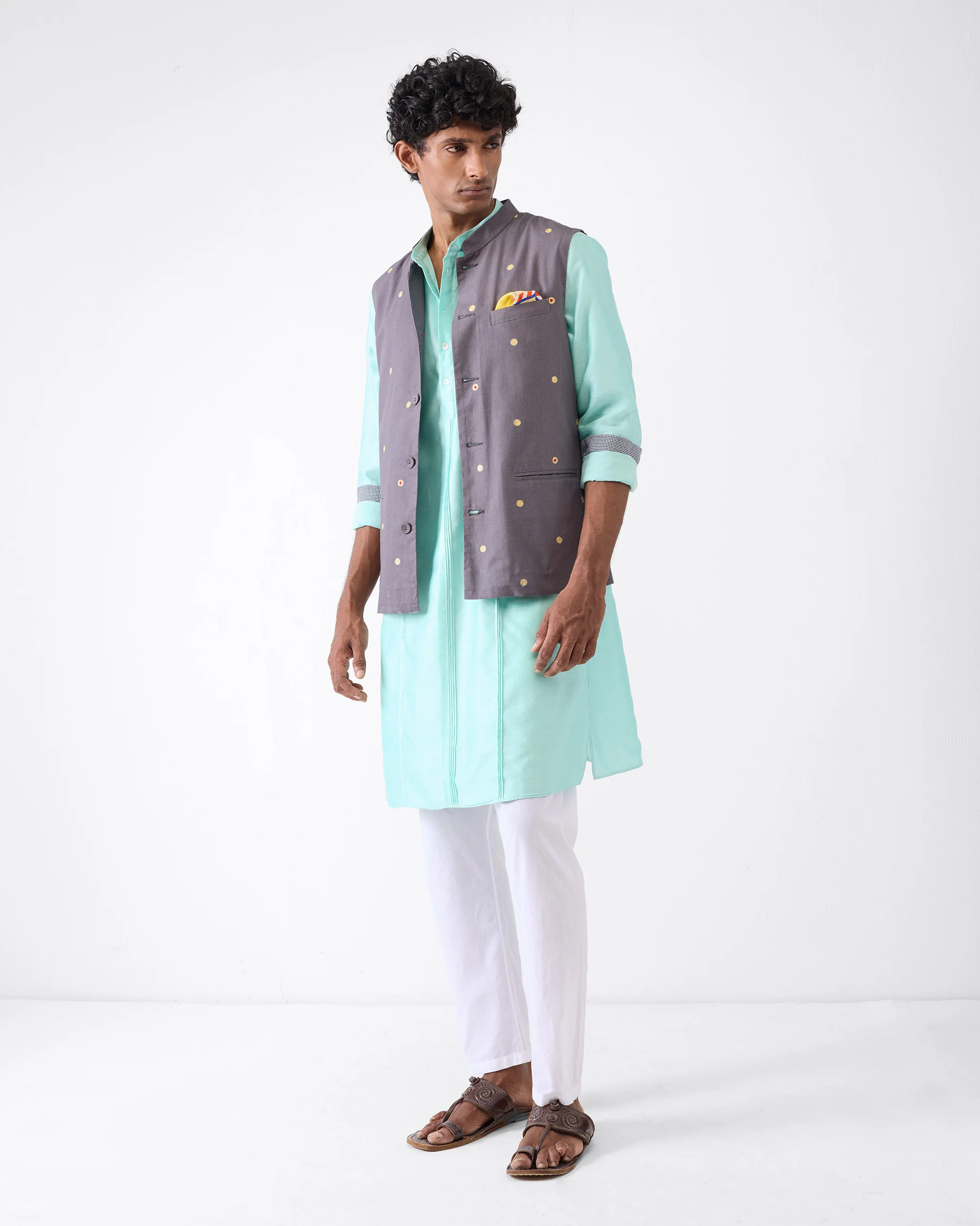 Naaz Kurta – Aqua - Image 8