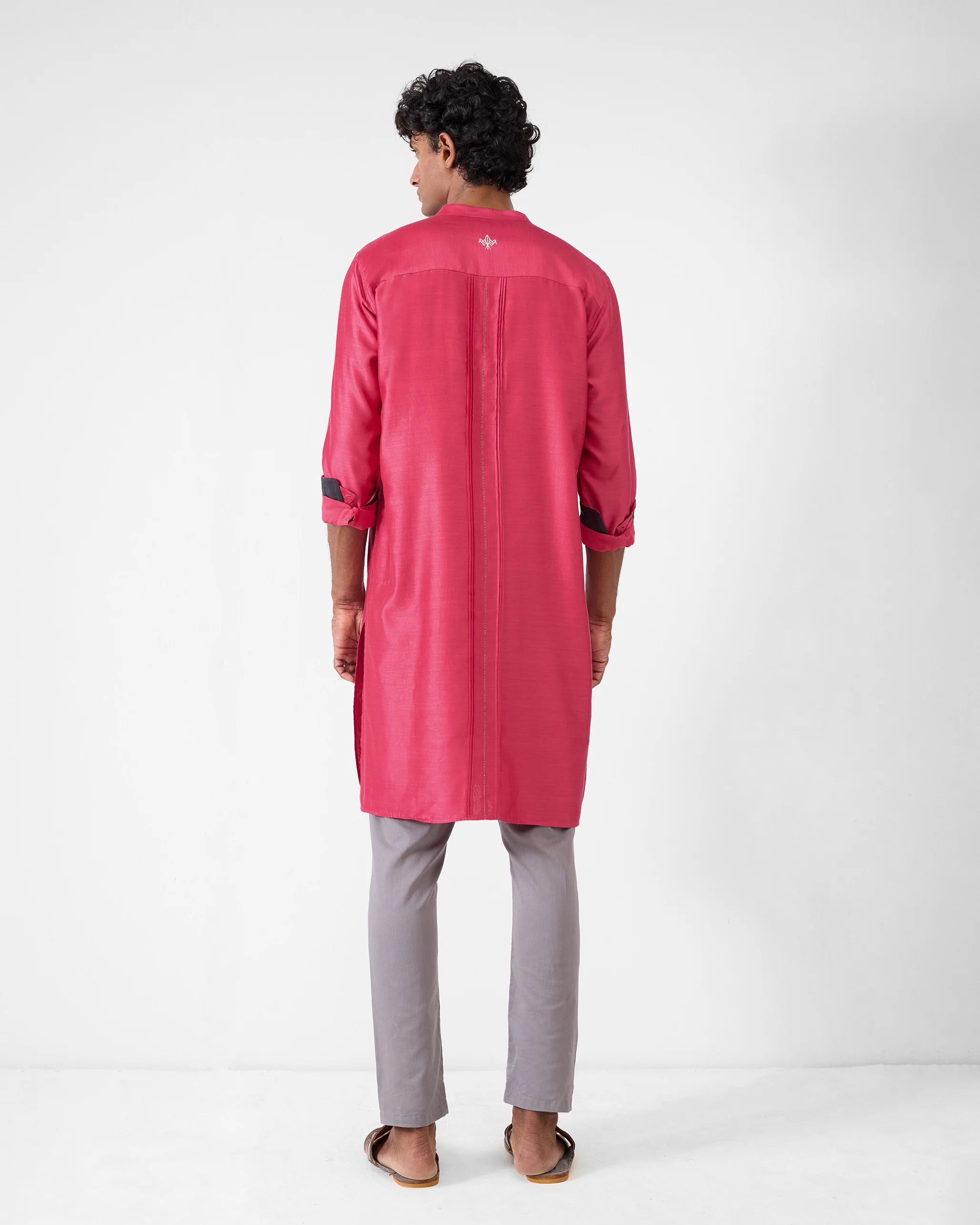 Naaz Kurta - Watermelon - Image 3