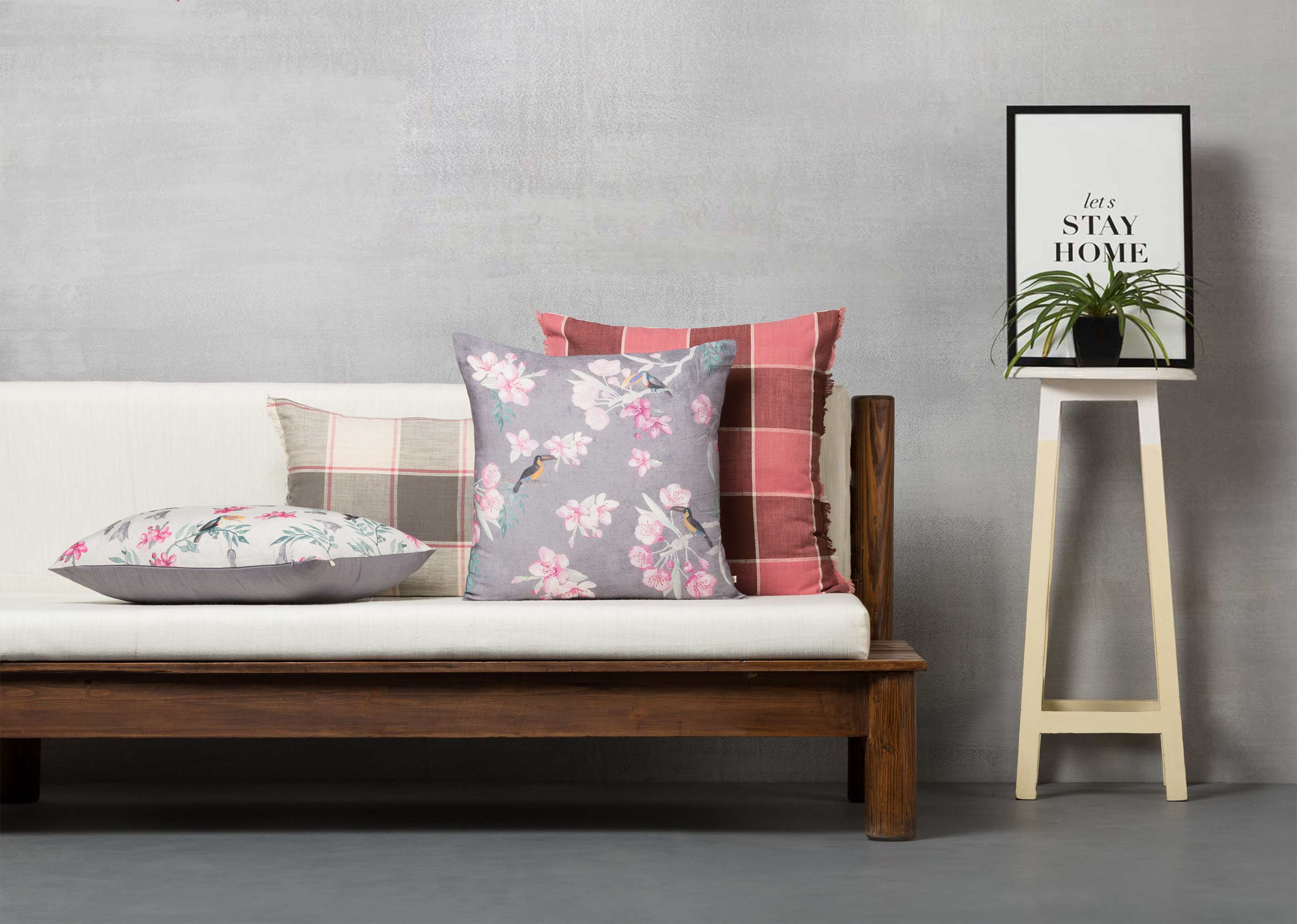 Nakano Cushion Cover - Grey - Image 3