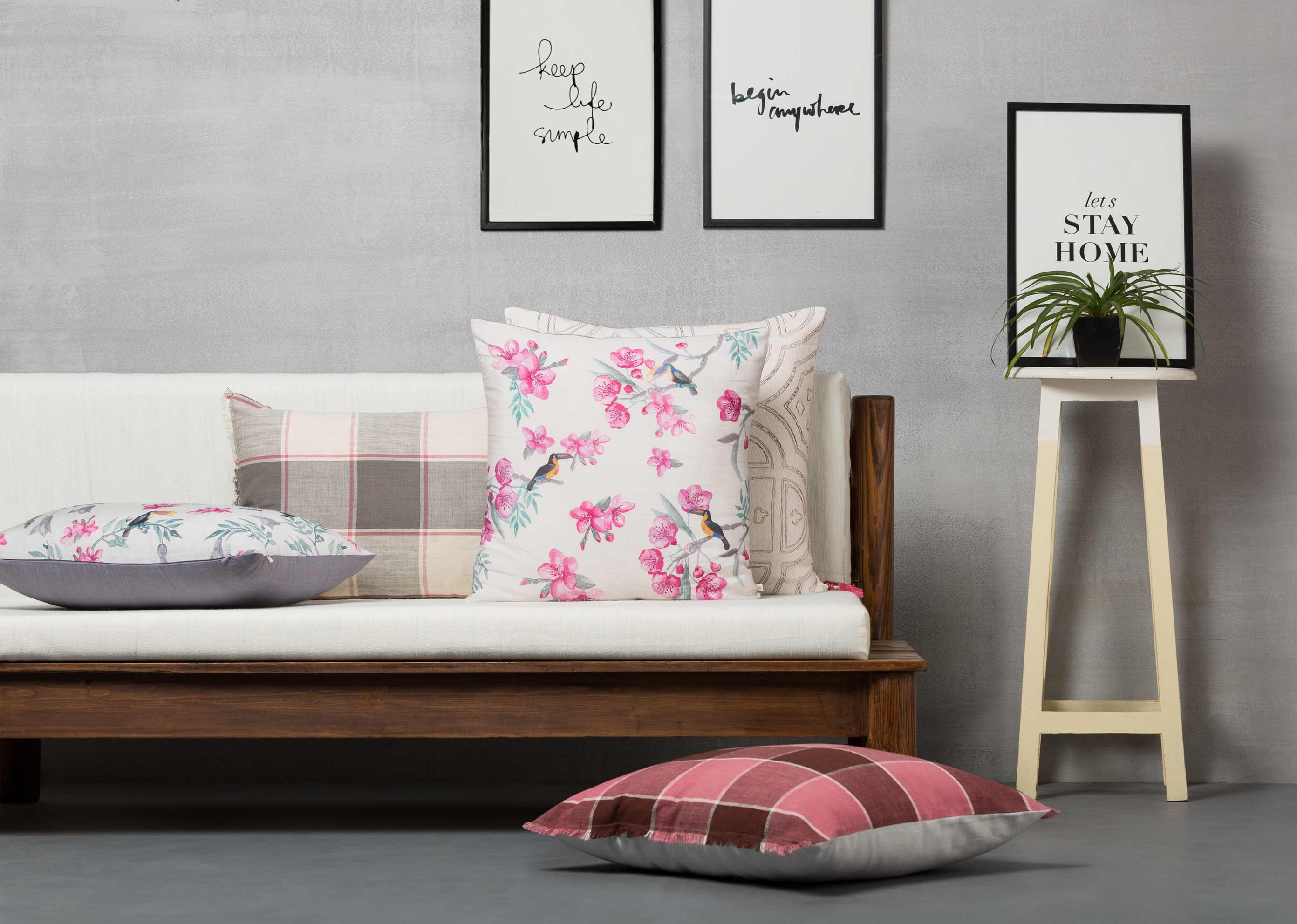 Nakano Cushion Cover - Soft Grey - Image 3