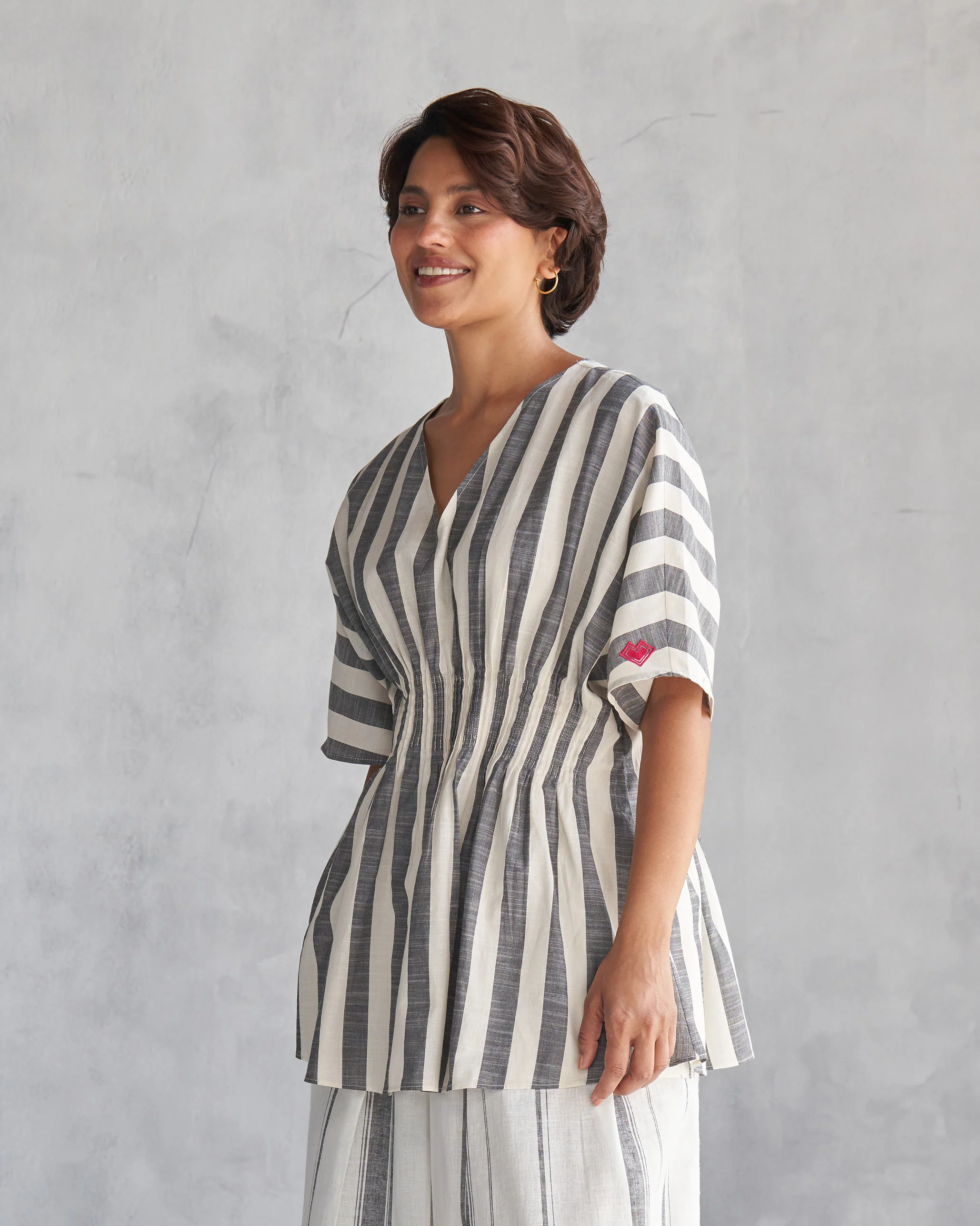 Namah Top - Black & Ivory - Image 4