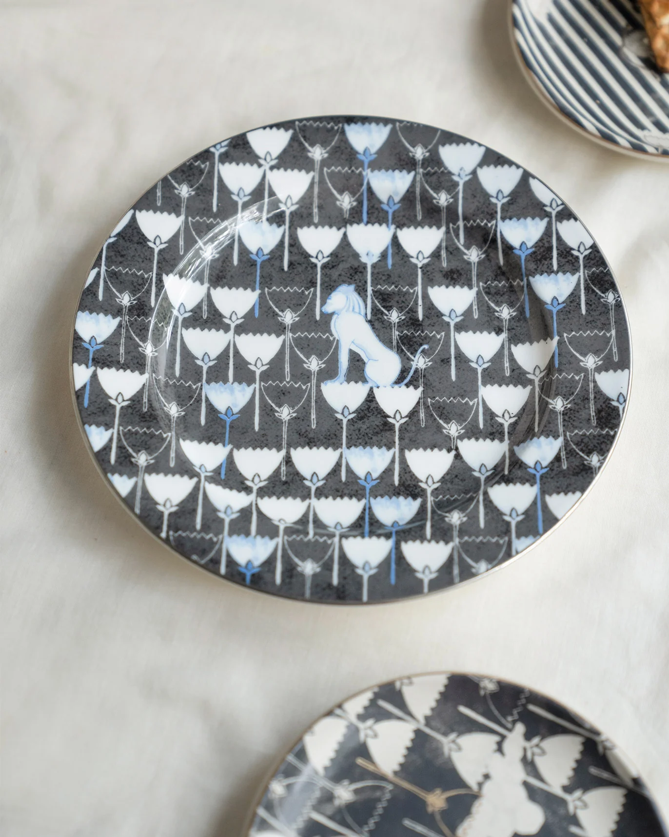 Namtso Quarter Plate - Charcoal - Image 2