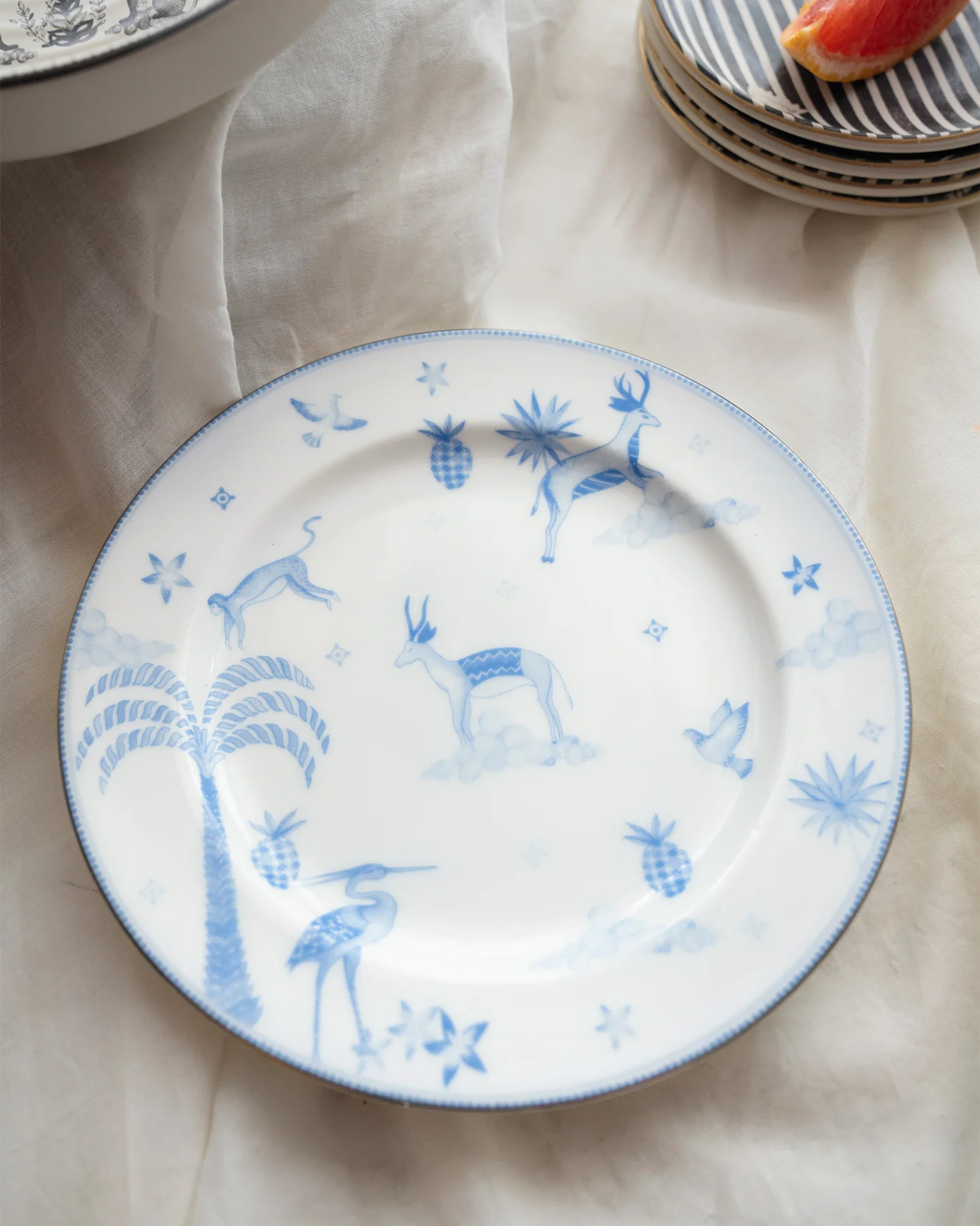 Namtso Quarter Plate - Ivory - Image 2