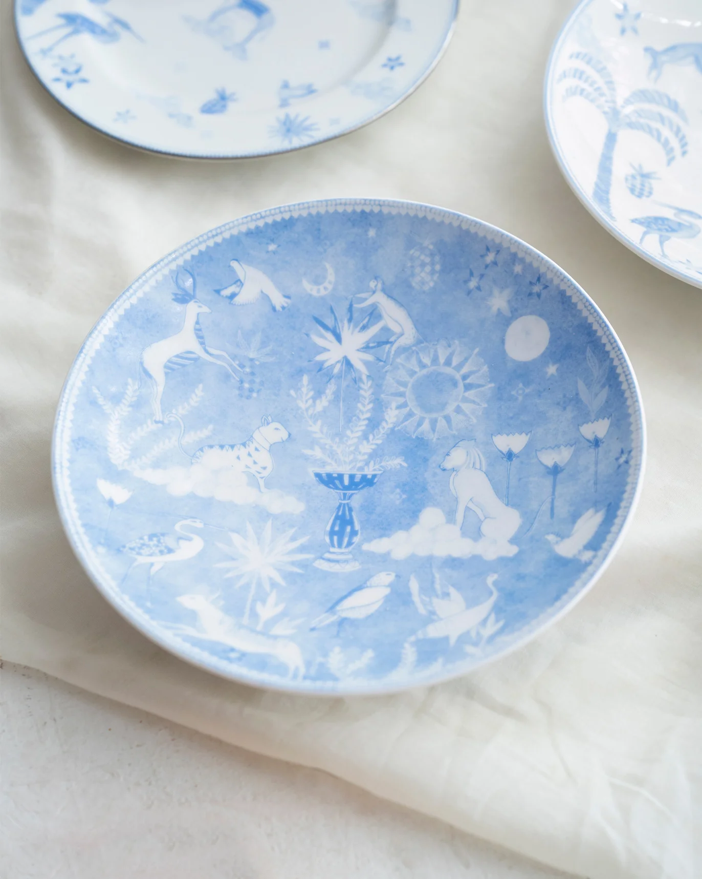 Namtso Shallow Bowl - Blue - Image 2