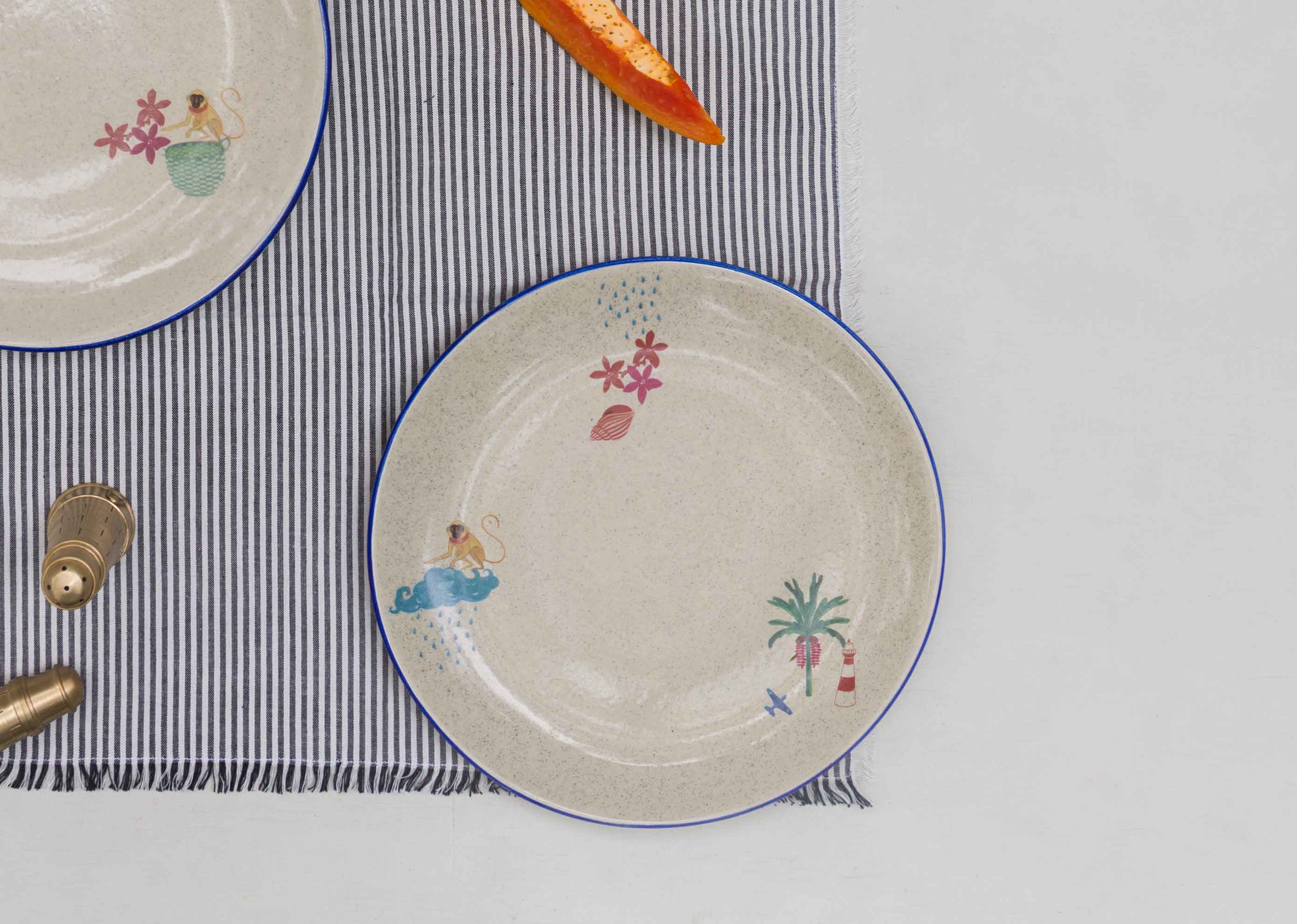 Nancowry Monkey Dinner Plate - Image 3