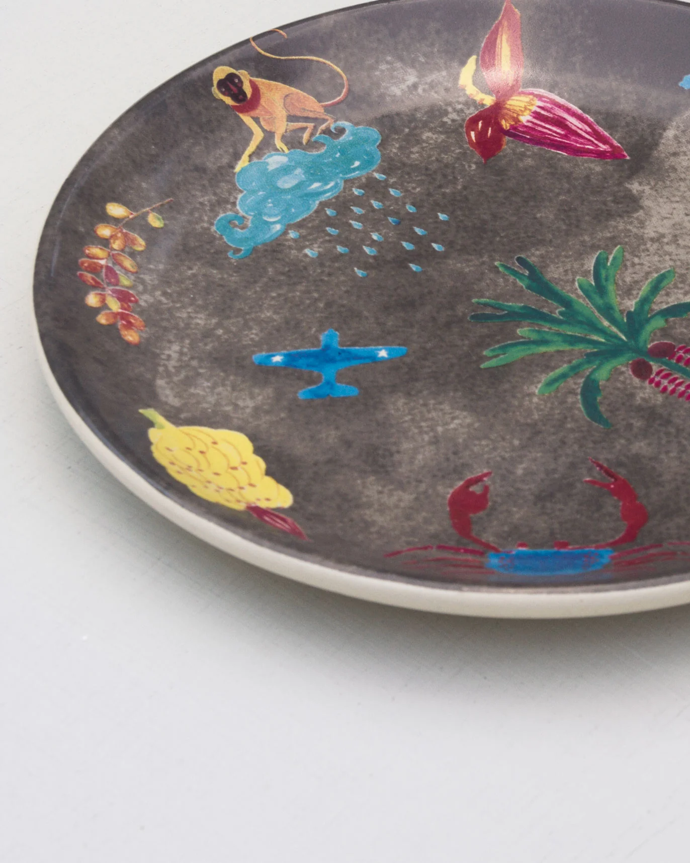 Nancowry Quarter Plate - Multi - Image 2