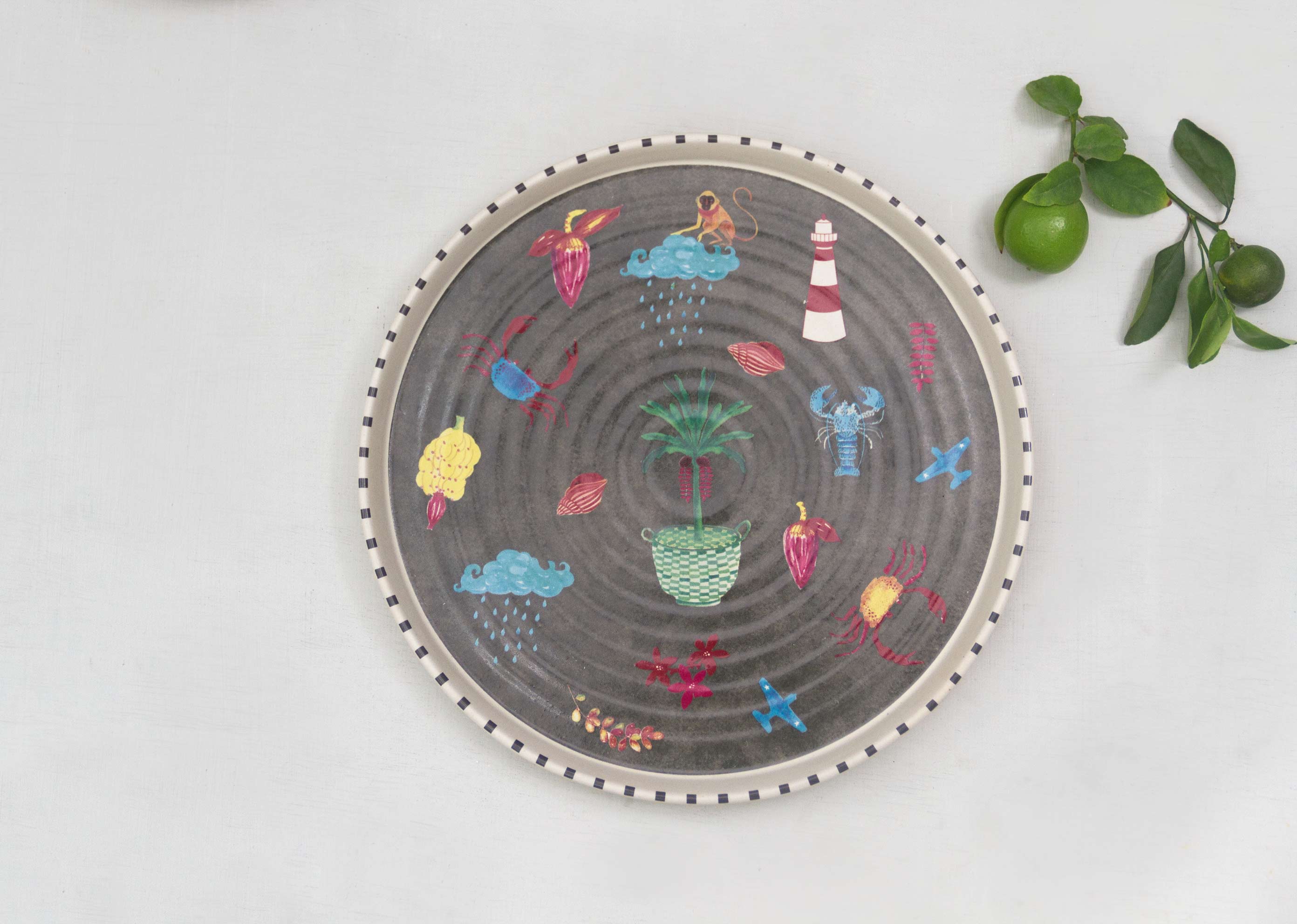 Nancowry Round Platter - Image 3