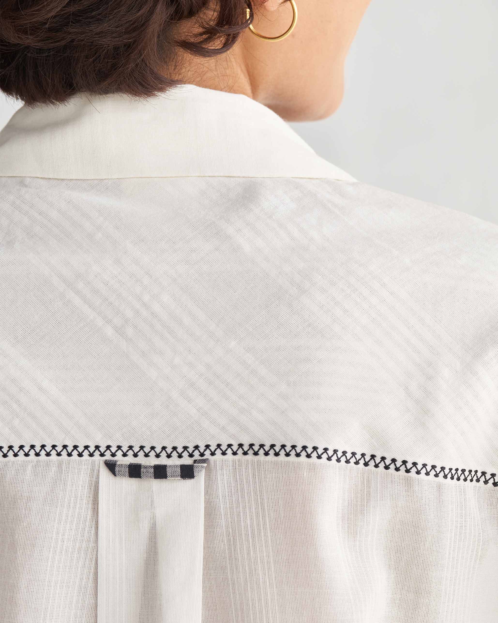 Naomi Shirt - Ivory - Image 3