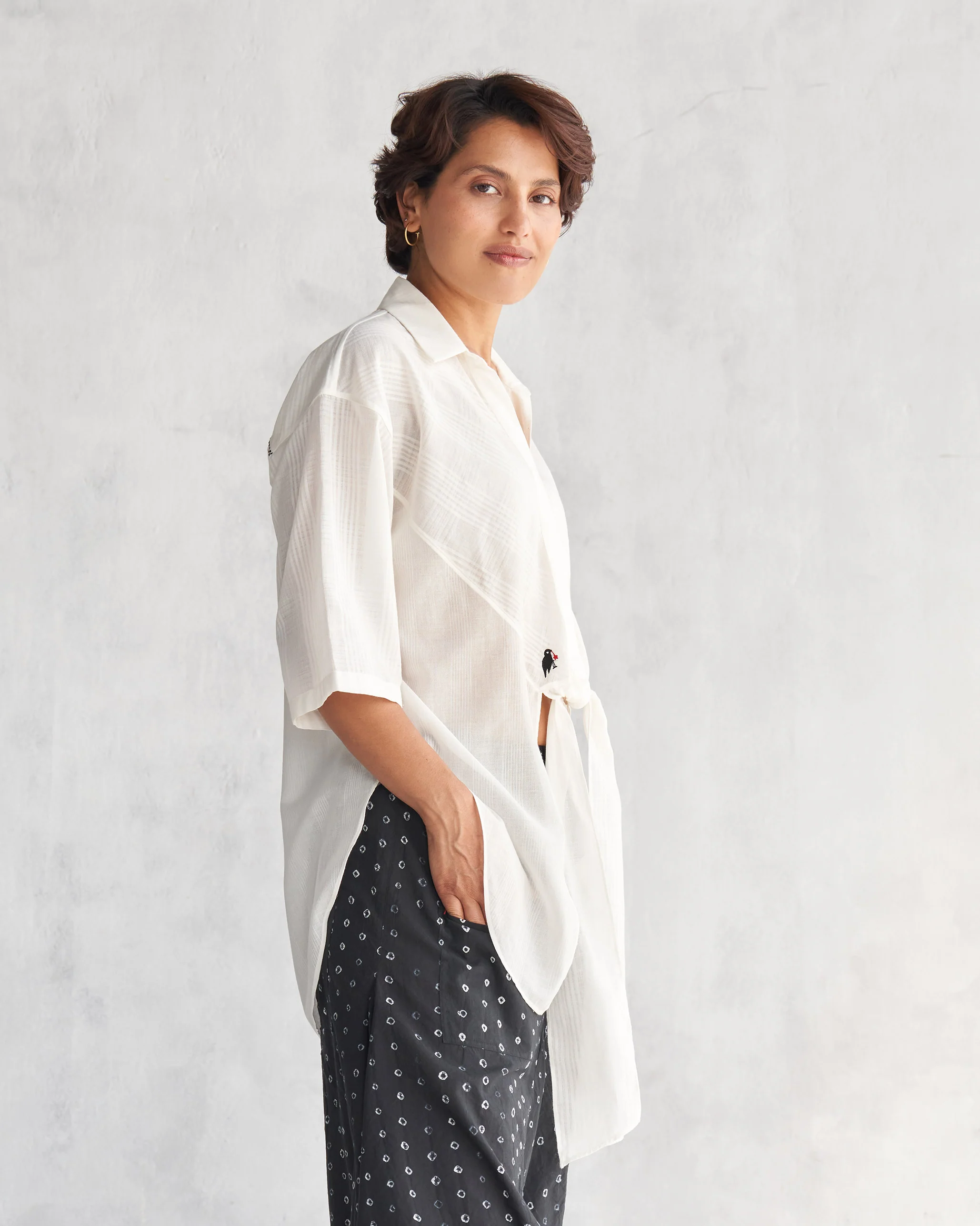 Naomi Shirt - Ivory - Image 4