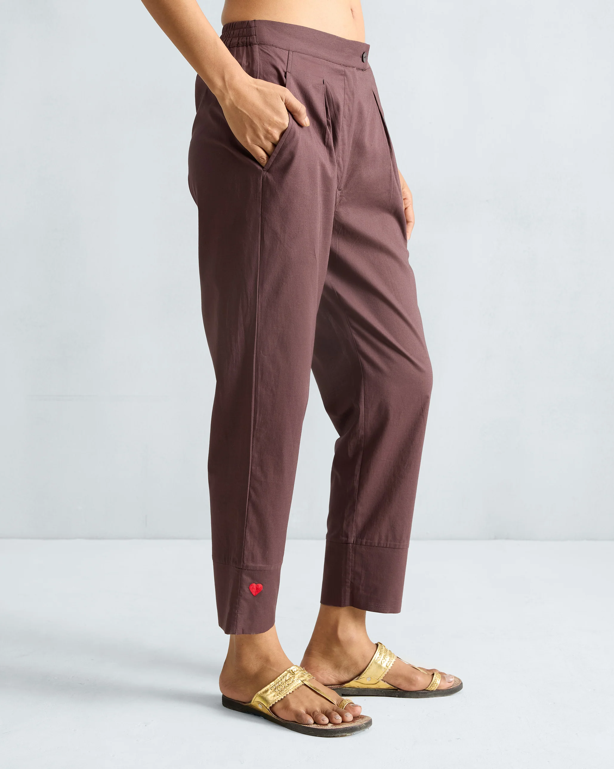 Narrow Pants - Chocolate Plum - Image 2