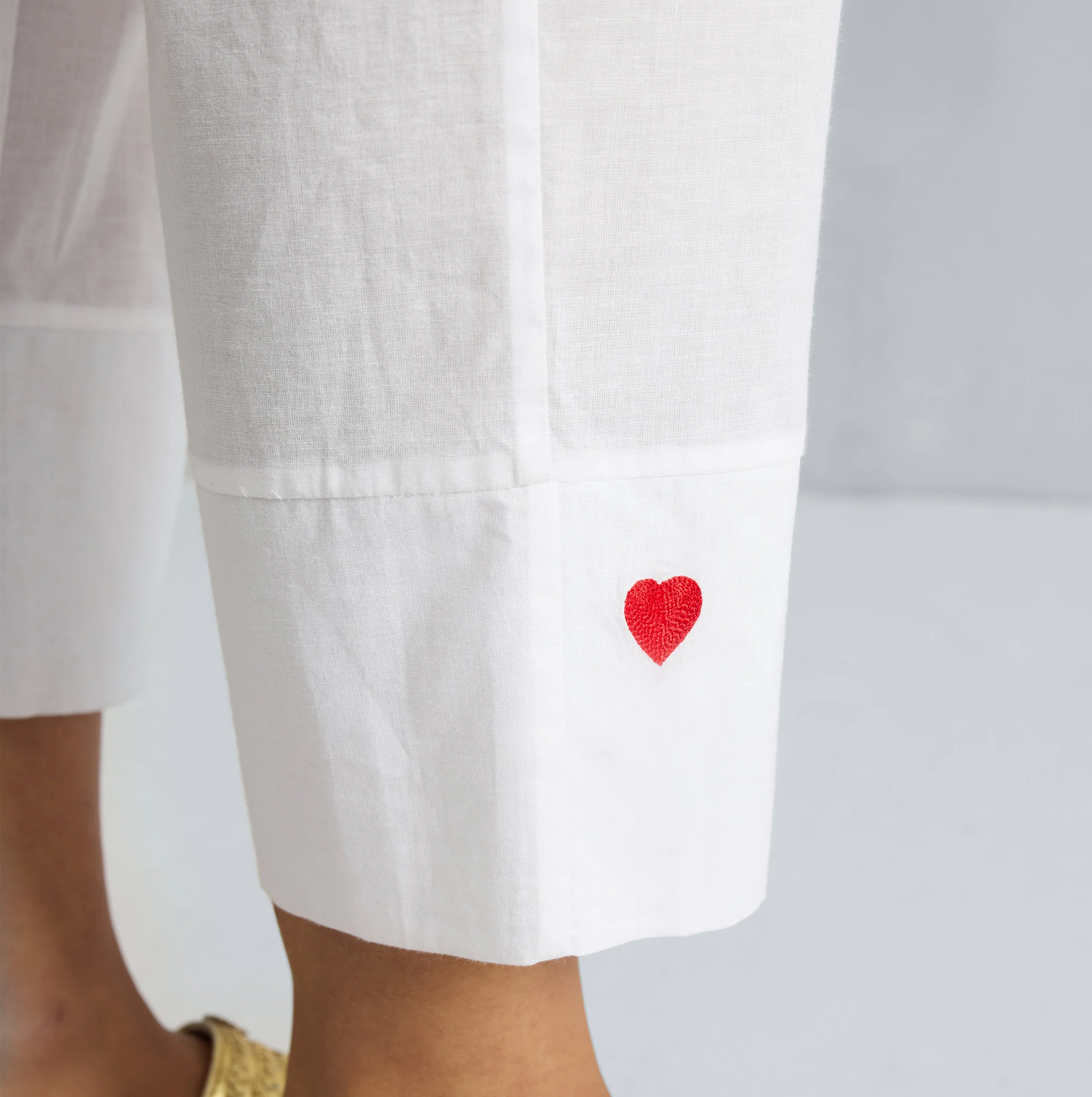 Narrow Pants - White - Image 4