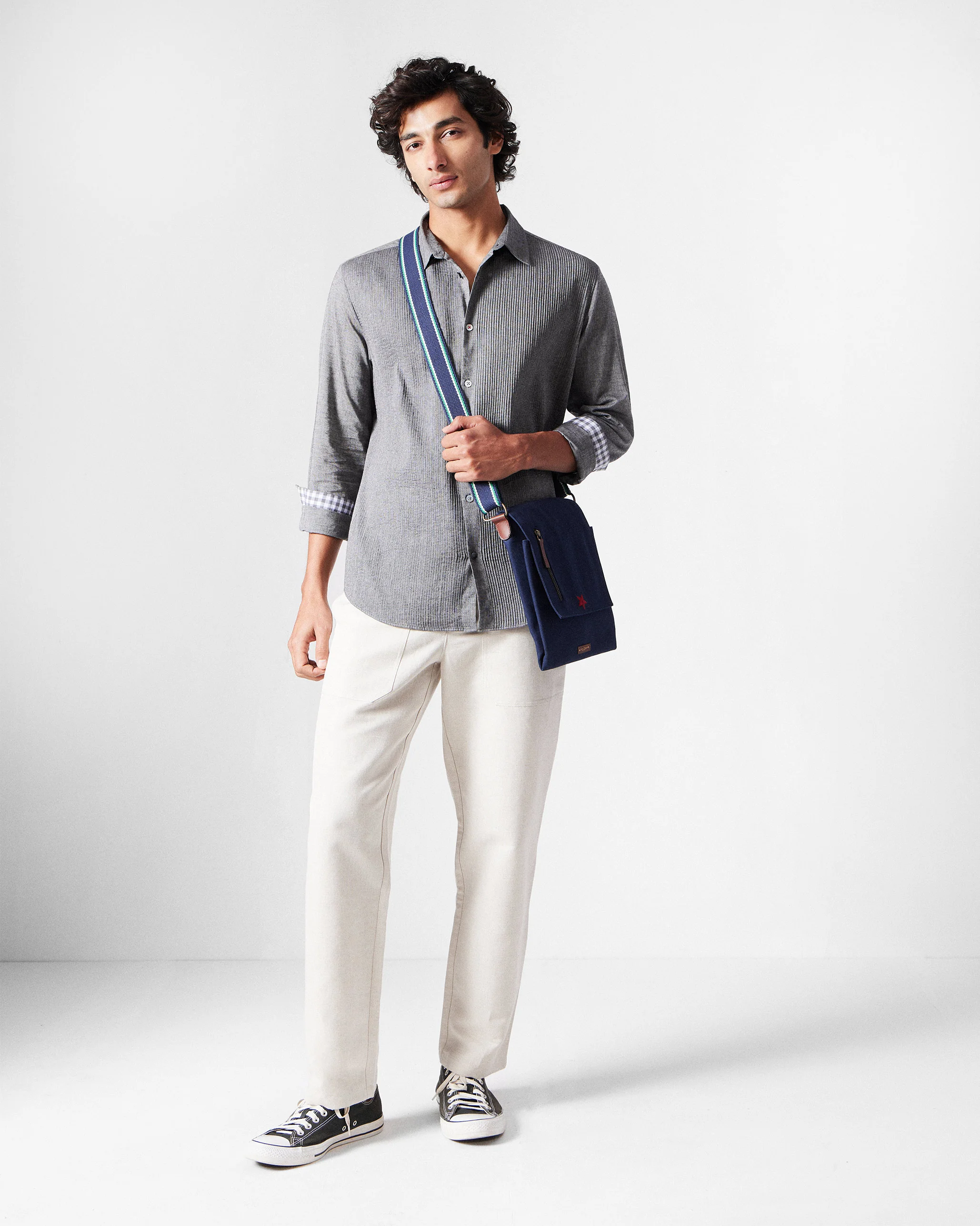 Nava Shirt - Charcoal - Image 9
