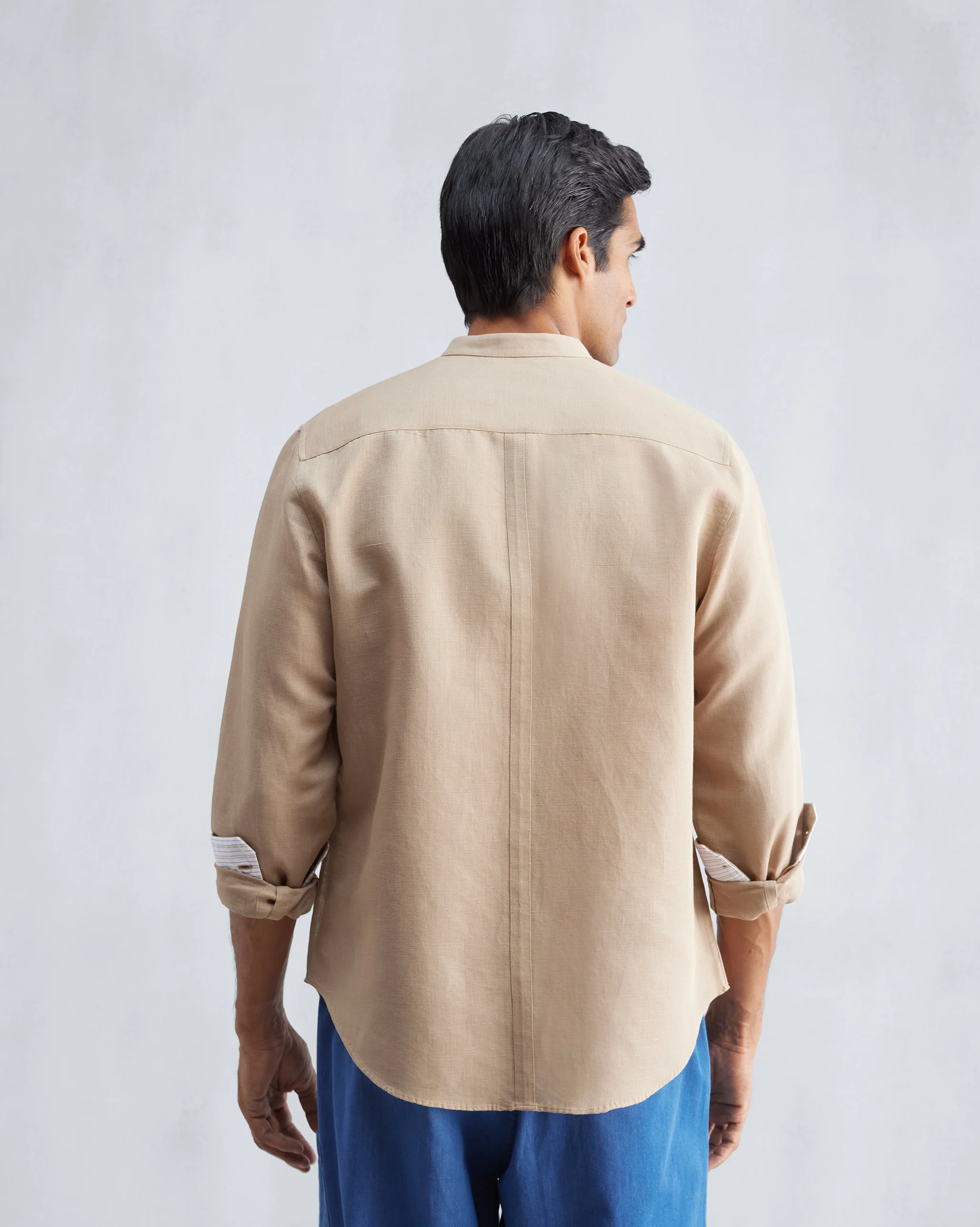 Nawab Shirt - Beige - Image 3