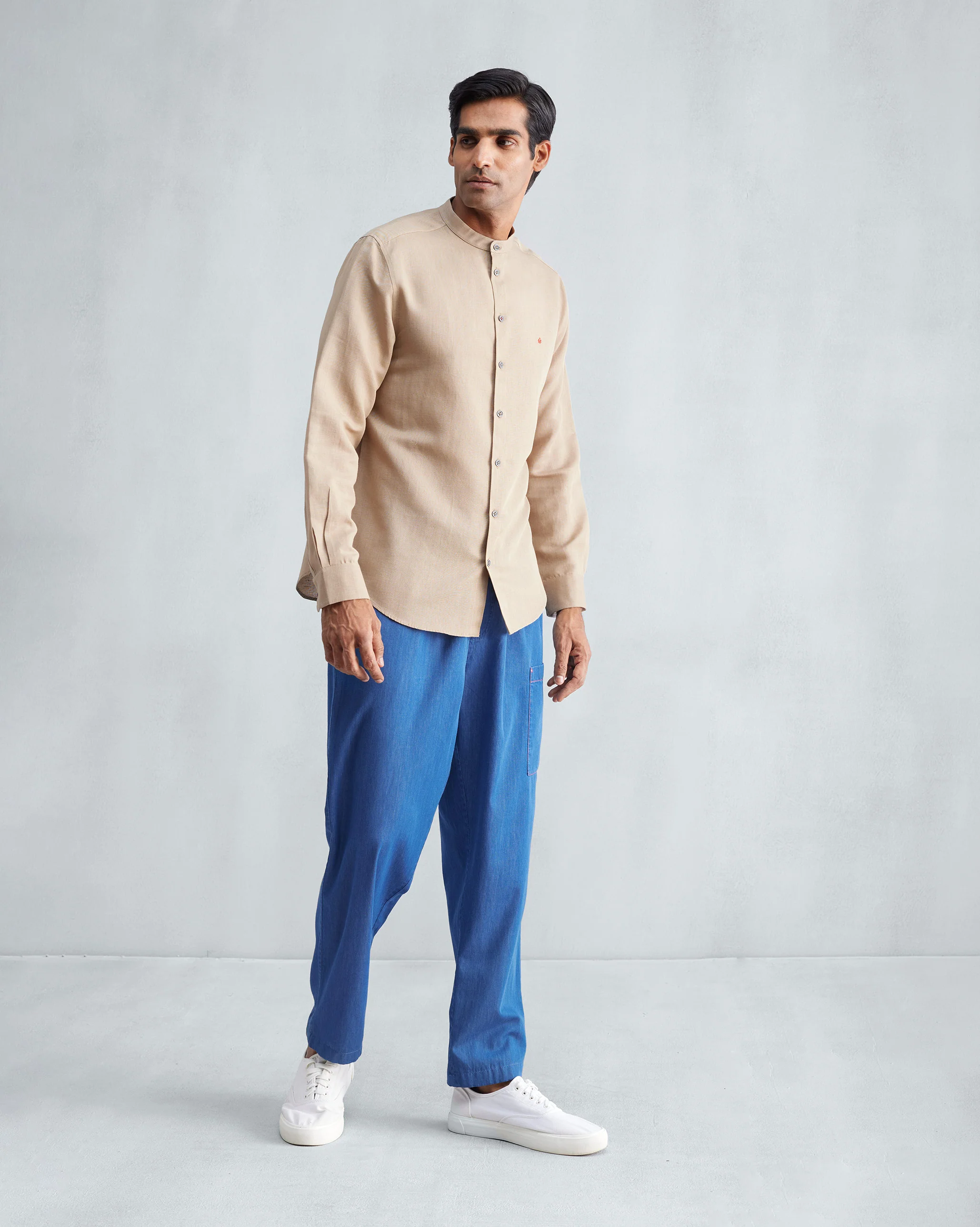Nawab Shirt - Beige - Image 6