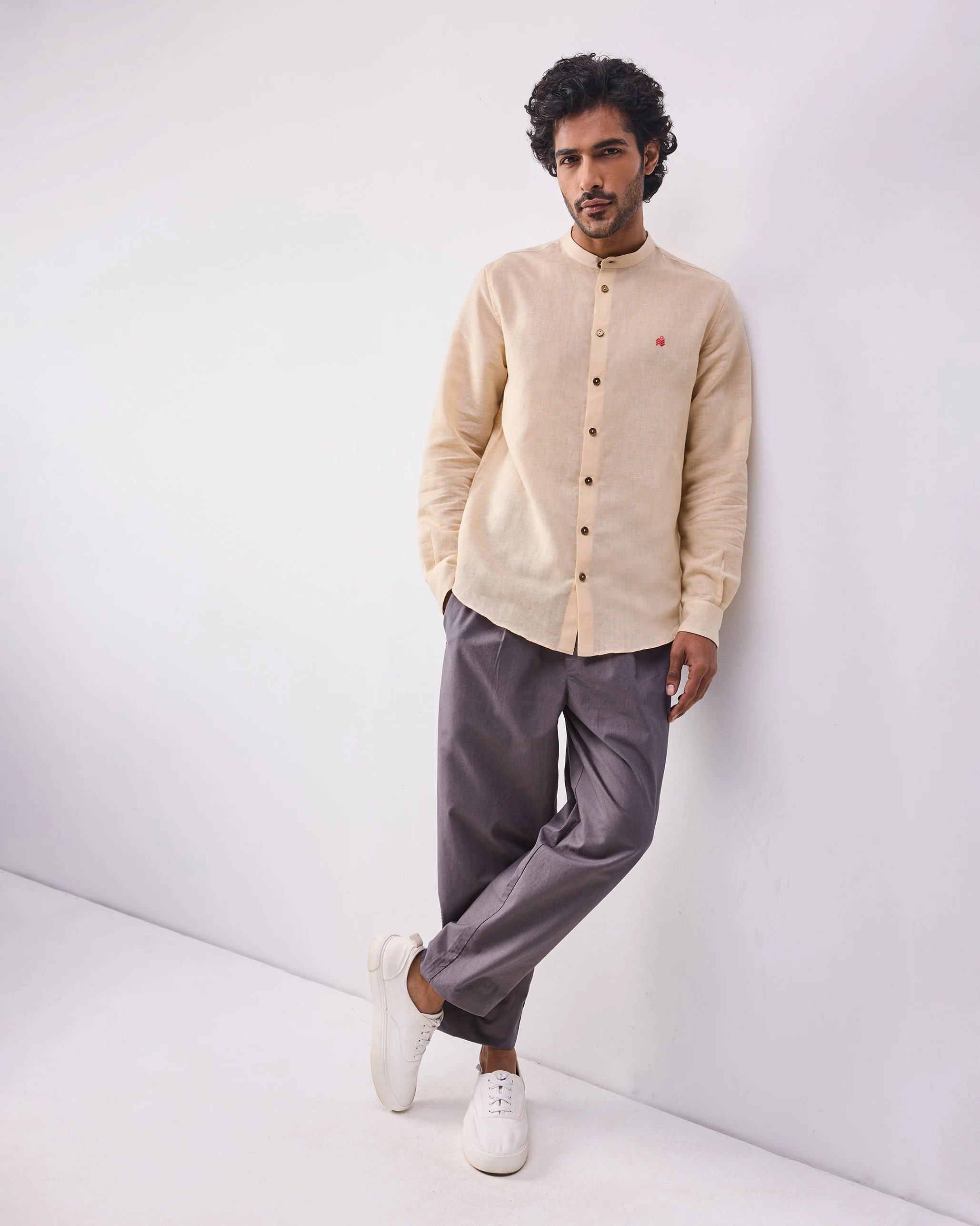 Nawab Shirt - Beige - Image 6