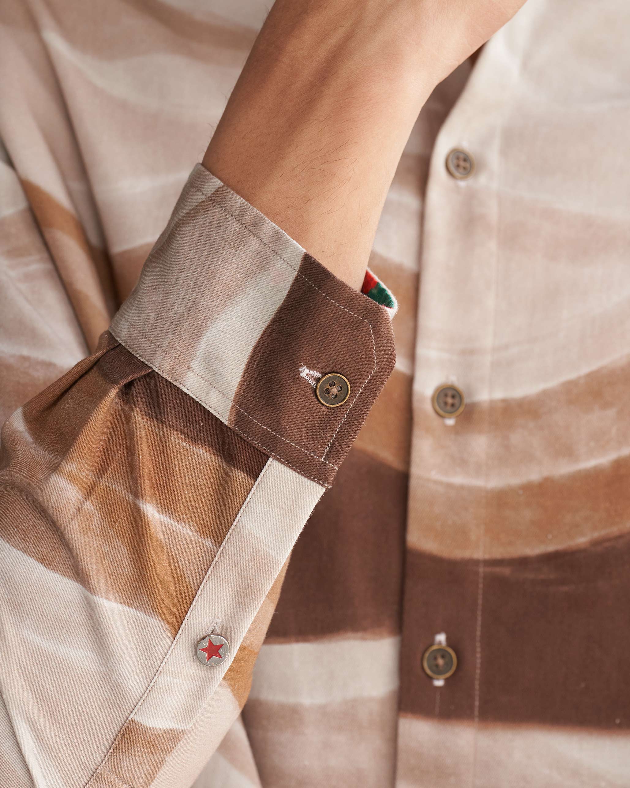 Nawab Shirt - Brown - Image 3