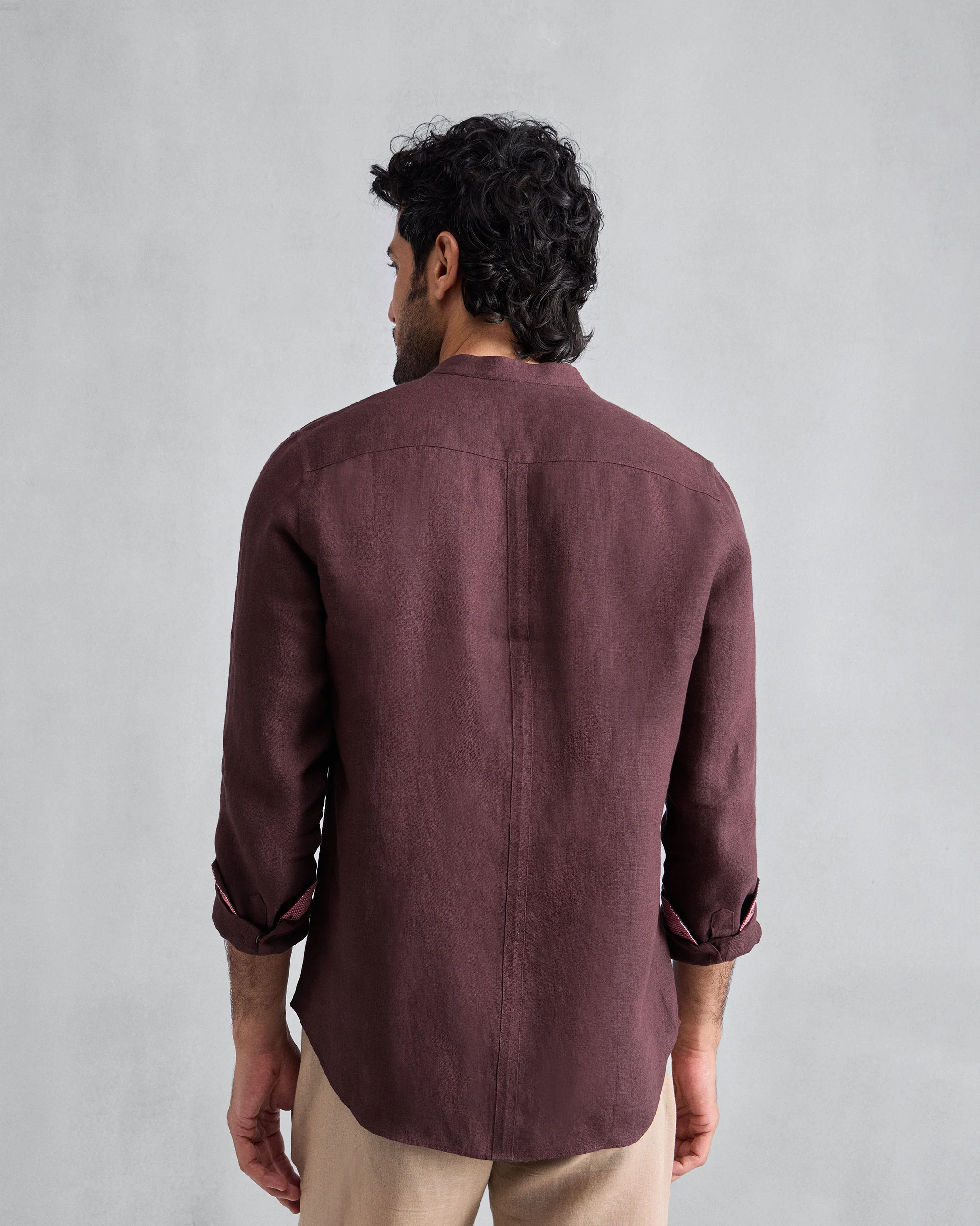 Nawab Shirt - Chocolate Plum - Image 3