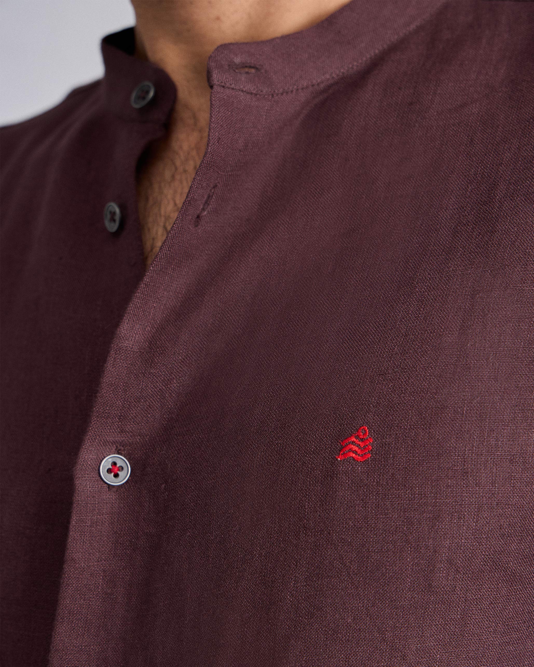 Nawab Shirt - Chocolate Plum - Image 4