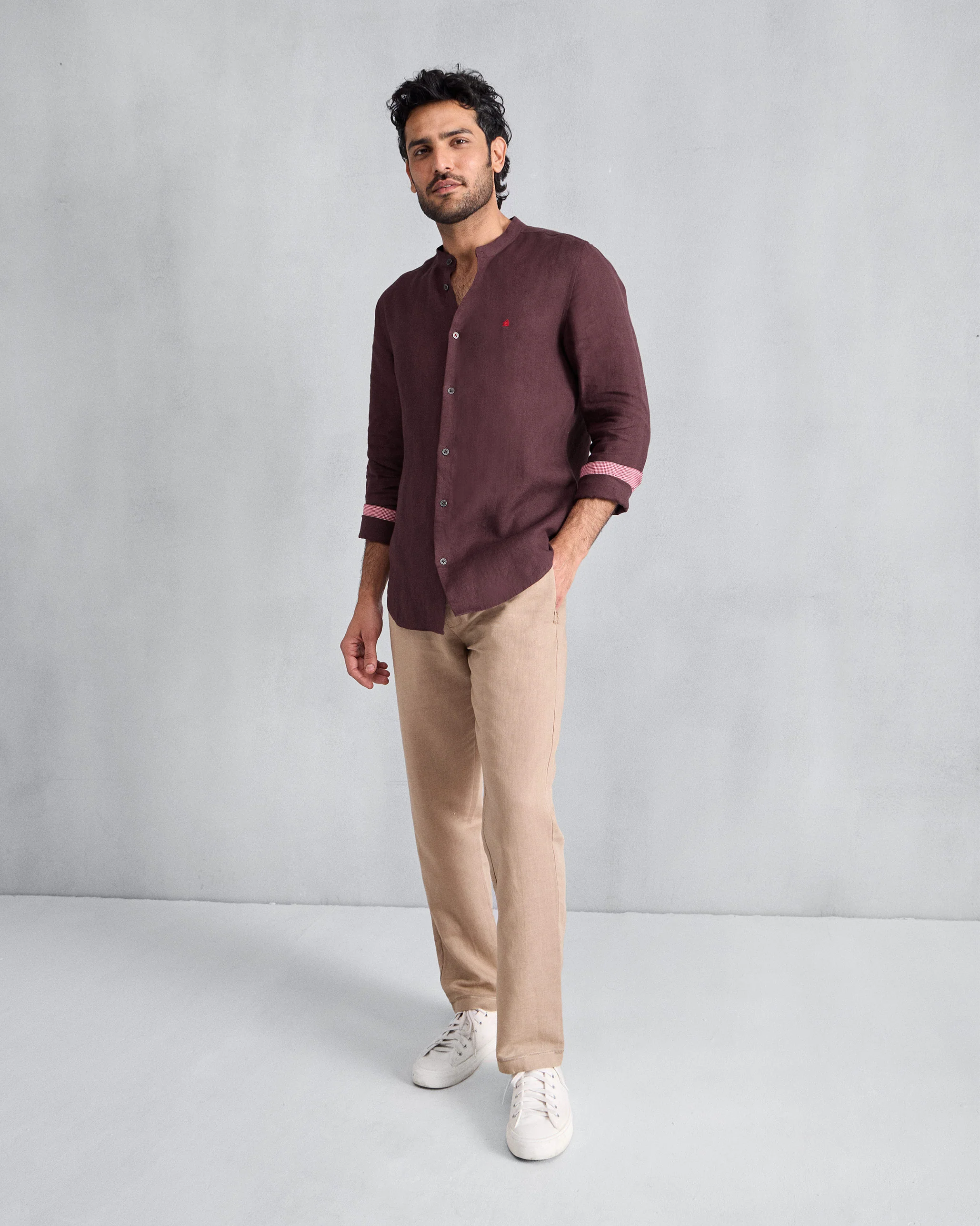 Nawab Shirt - Chocolate Plum - Image 7