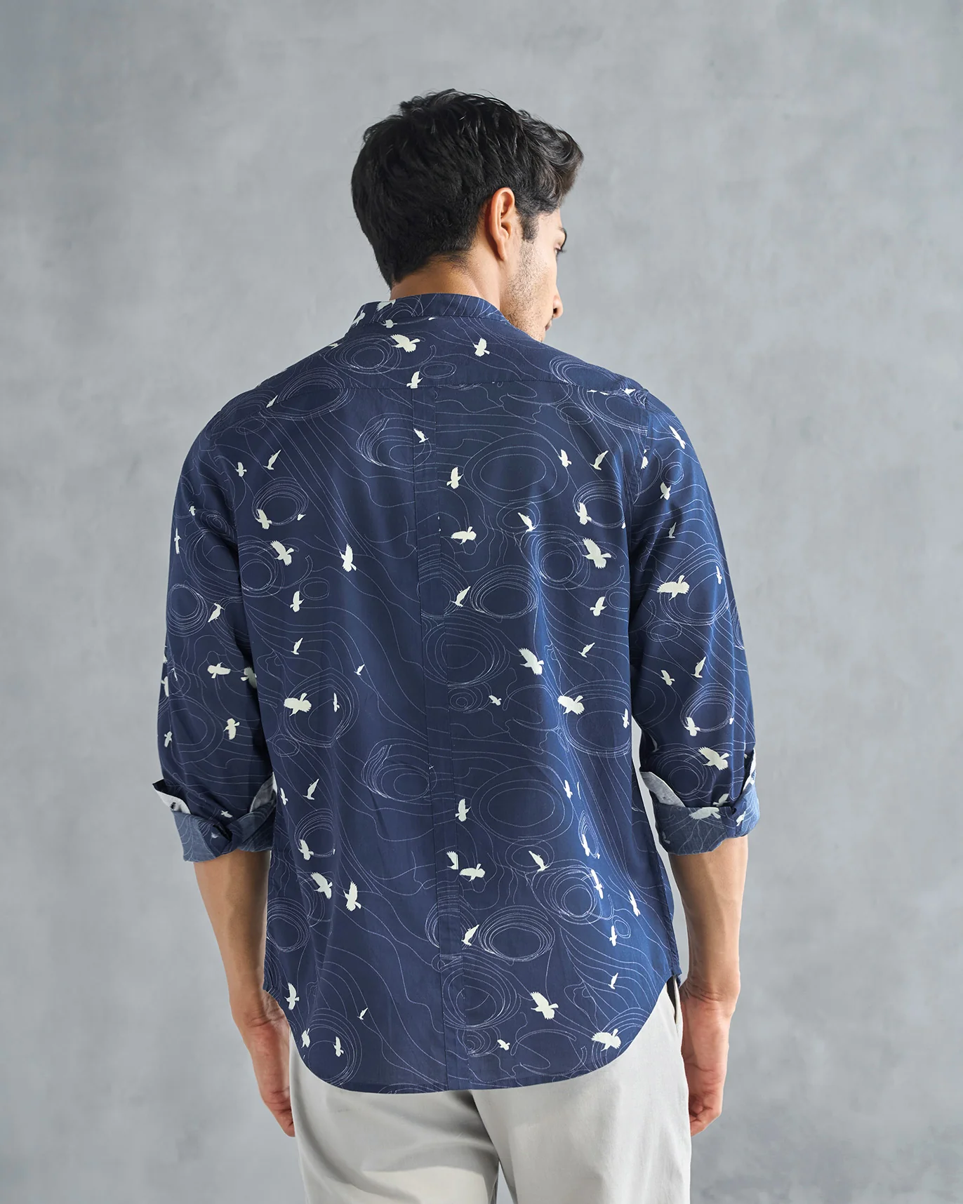 Nawab Shirt - Deep Navy - Image 5