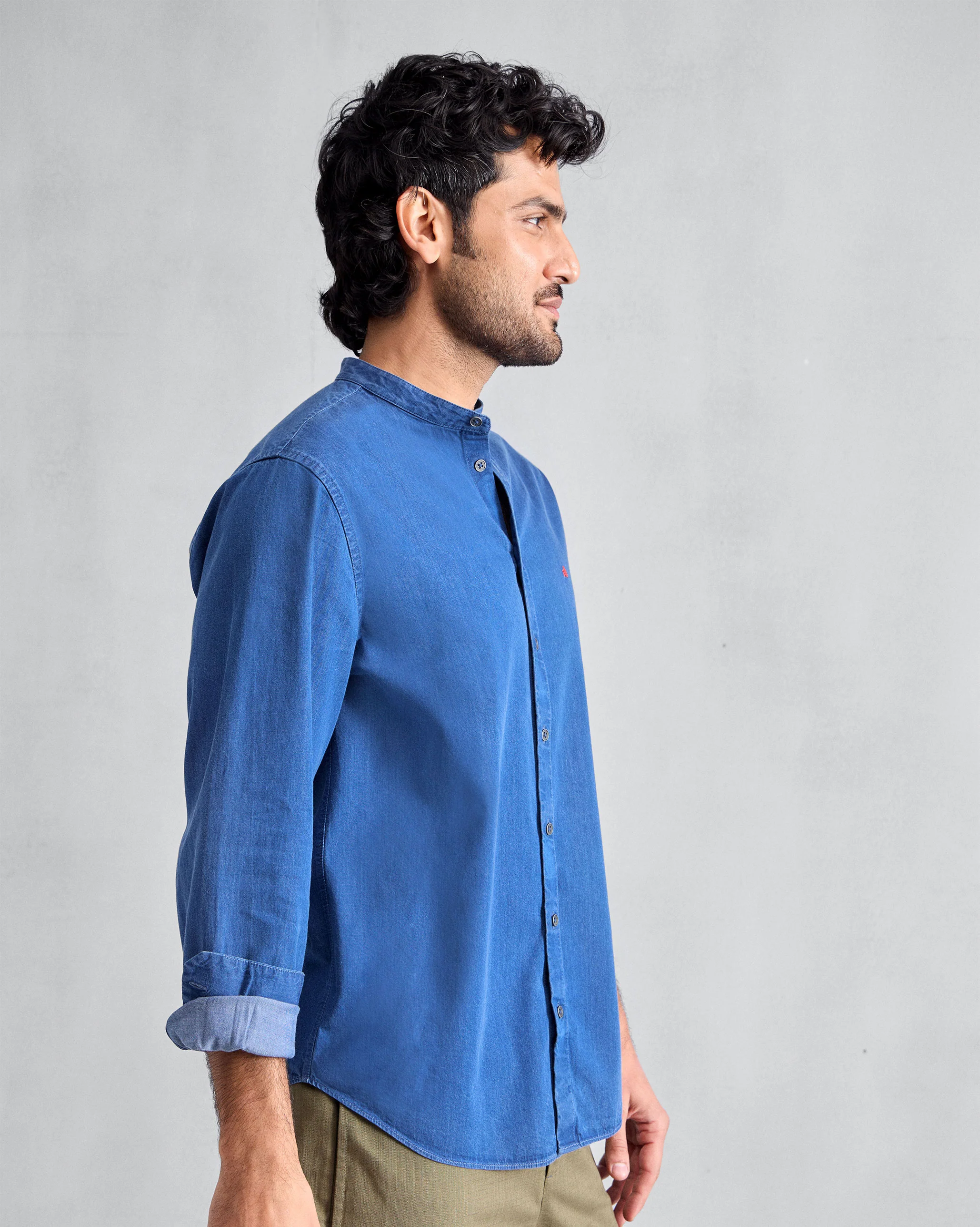 Nawab Shirt - Denim - Image 3
