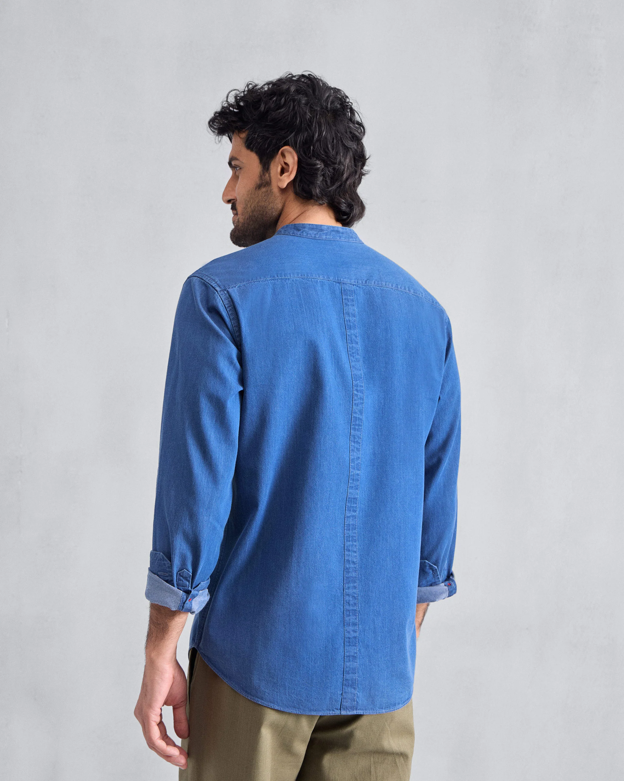 Nawab Shirt - Denim - Image 4