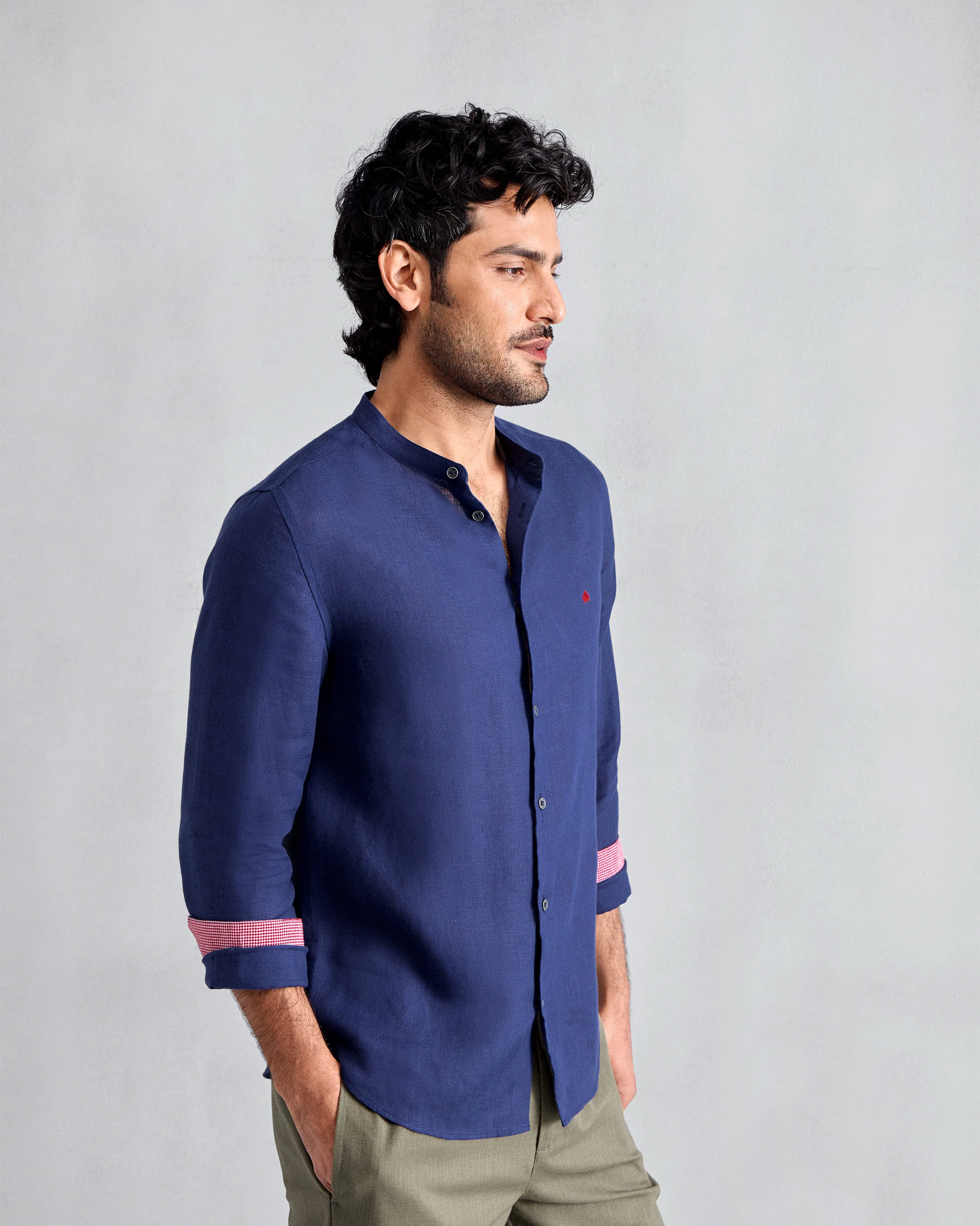 Nawab Shirt - Ink Blue - Image 3