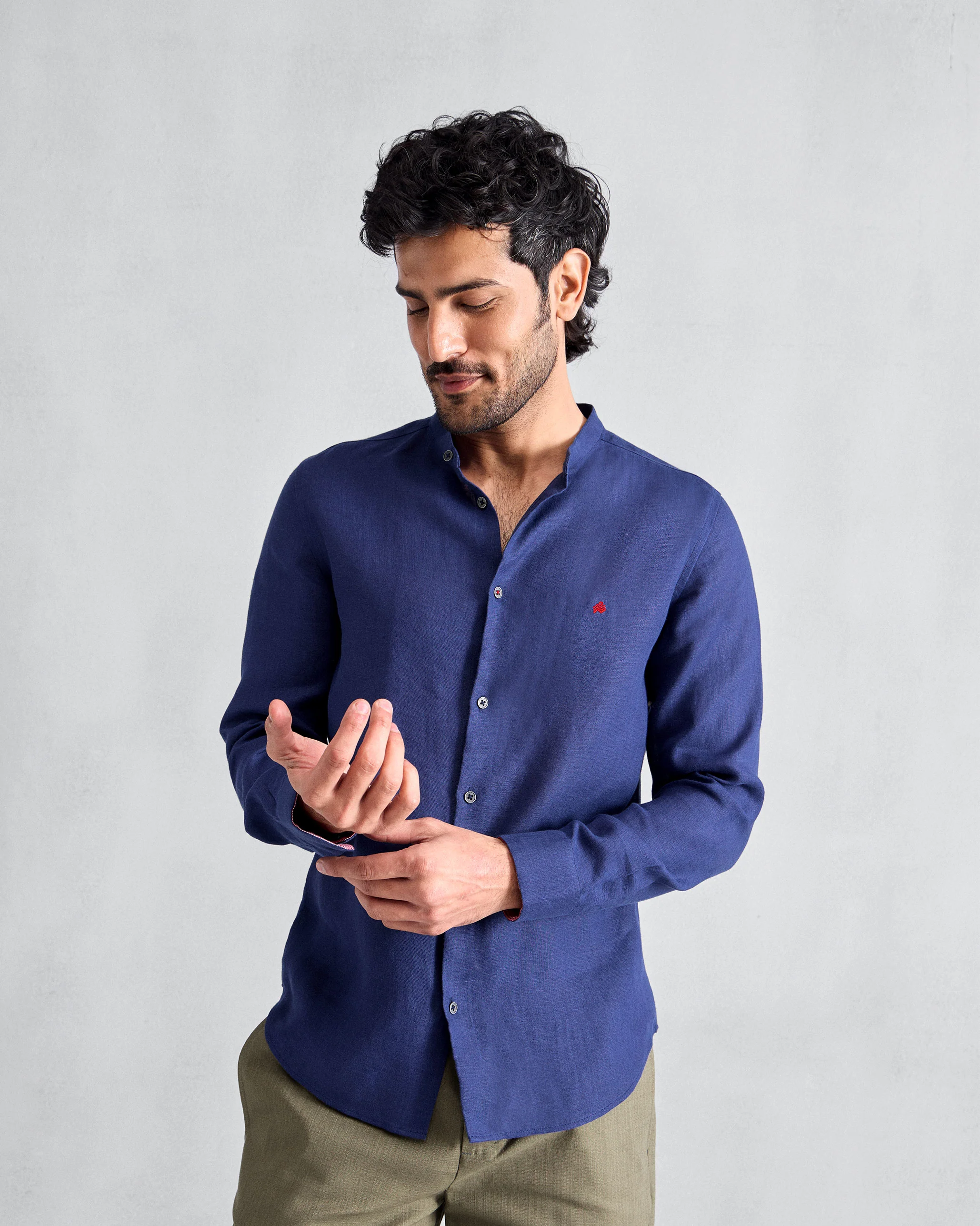 Nawab Shirt - Ink Blue - Image 6