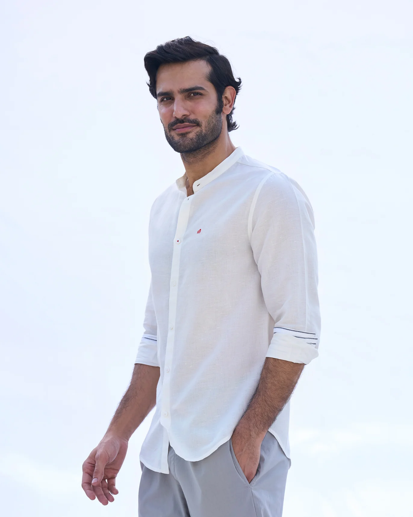 Nawab Shirt - Ivory - Image 3