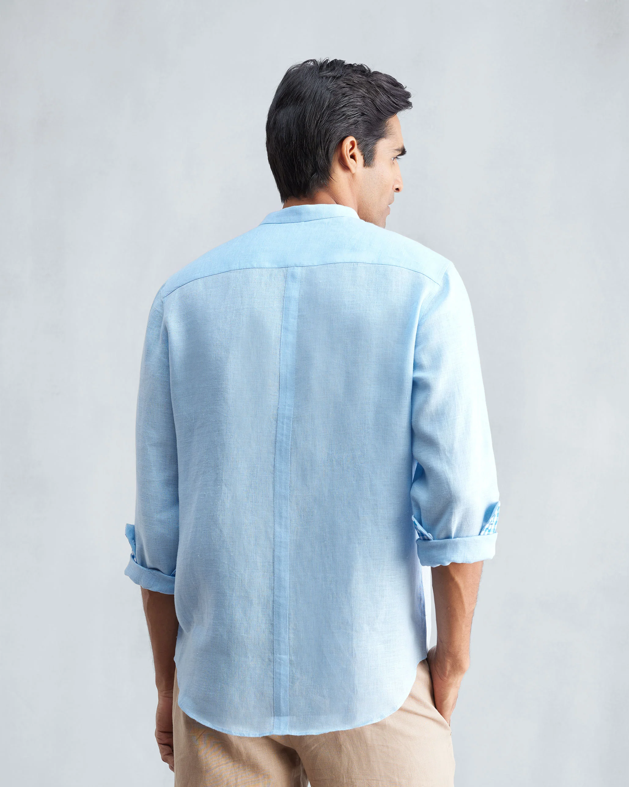 Nawab Shirt - Light Blue - Image 3